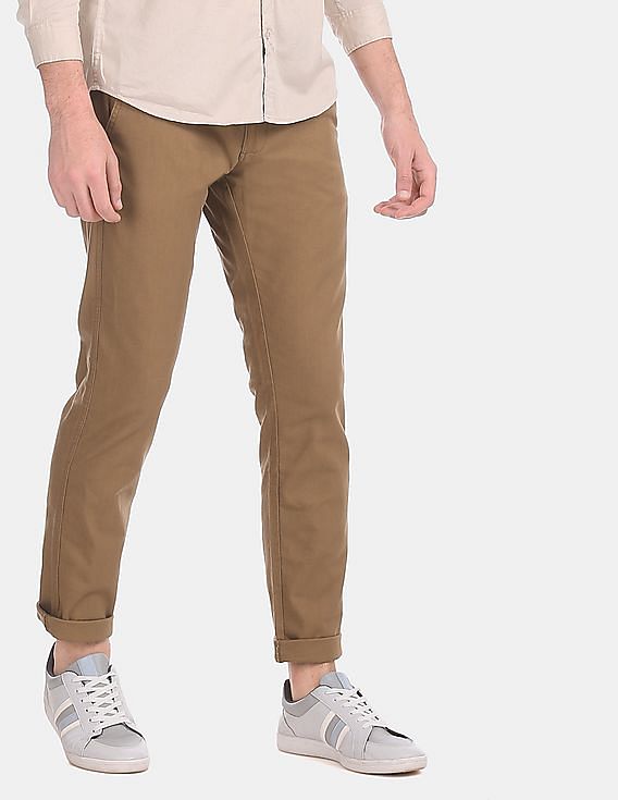 Buy Ruggers by Unlimited Men Slim Fit Casual TrousersRGCTRME20049G01001Lt  Grey30W x 32L at Amazonin