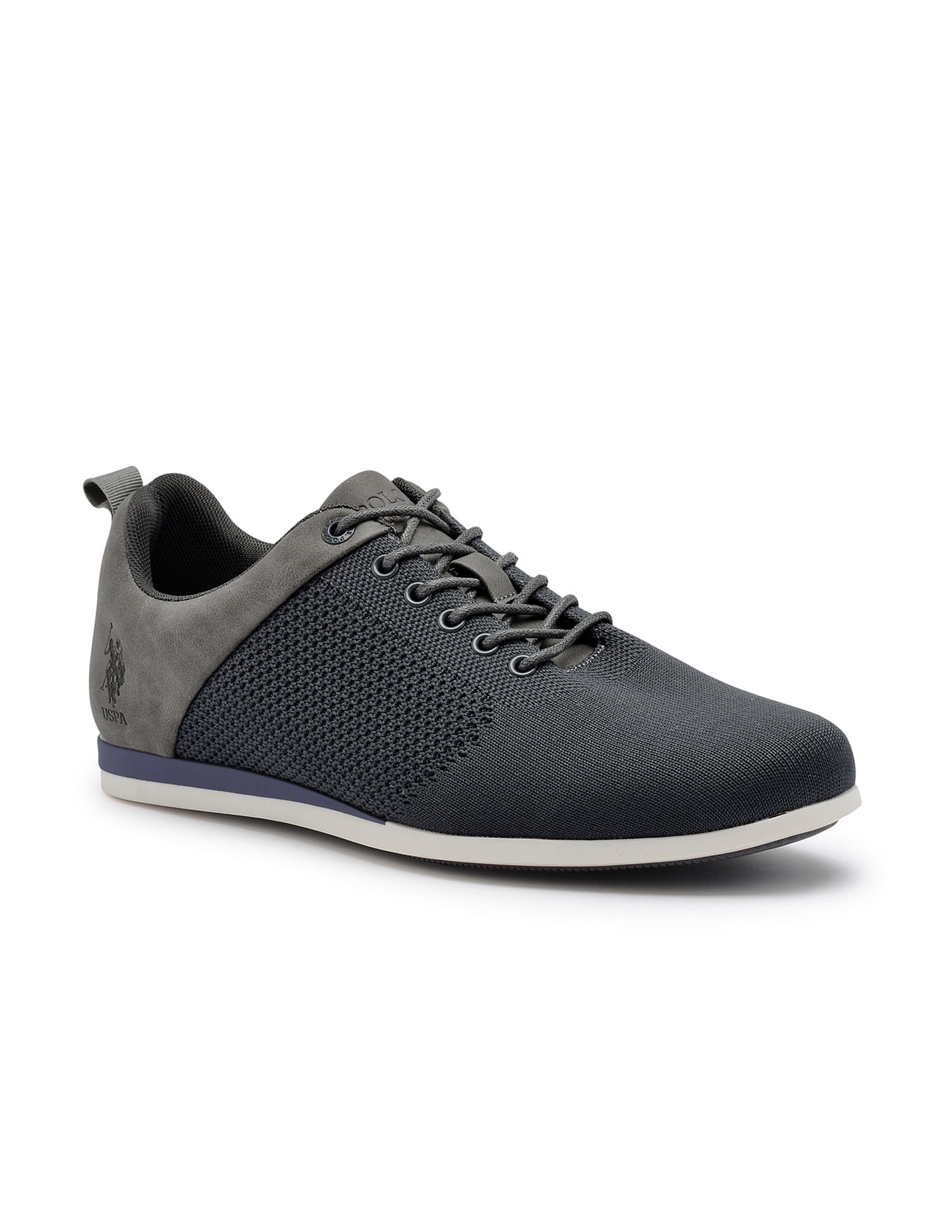 U.S. Polo Assn. Men Textured Knit Junia 3.0 Sneakers