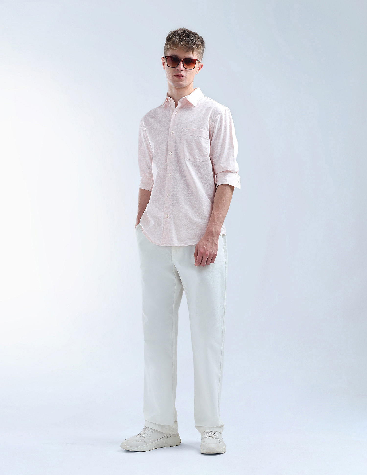 Flying Machine All Over Printed Essentials Shirt