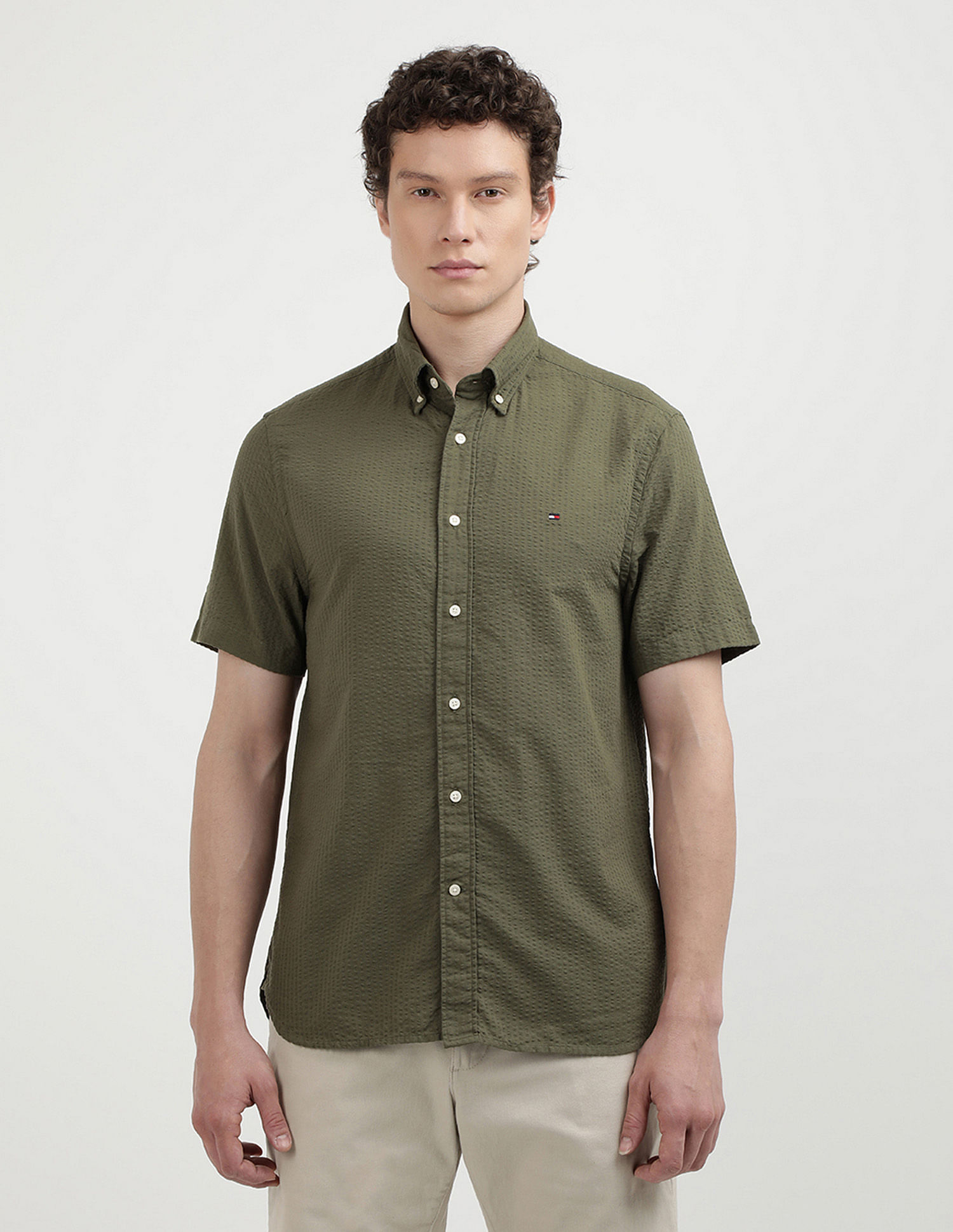 Tommy Hilfiger Seersucker Regular Shirt