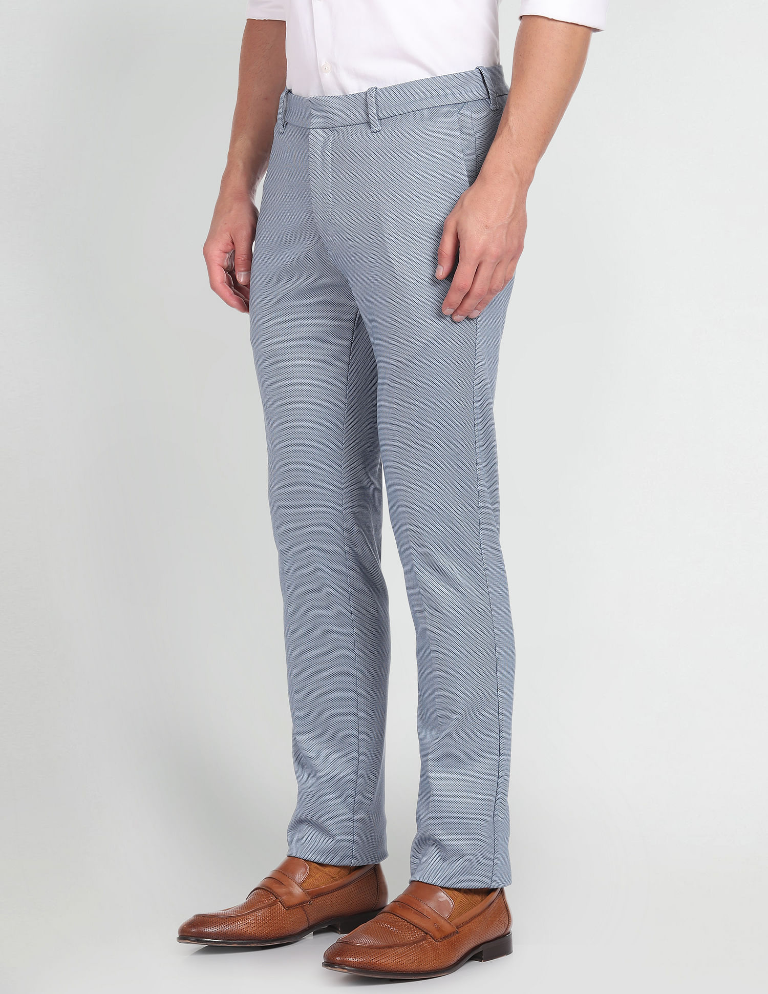 Arrow Newyork Autoflex Dobby Trousers