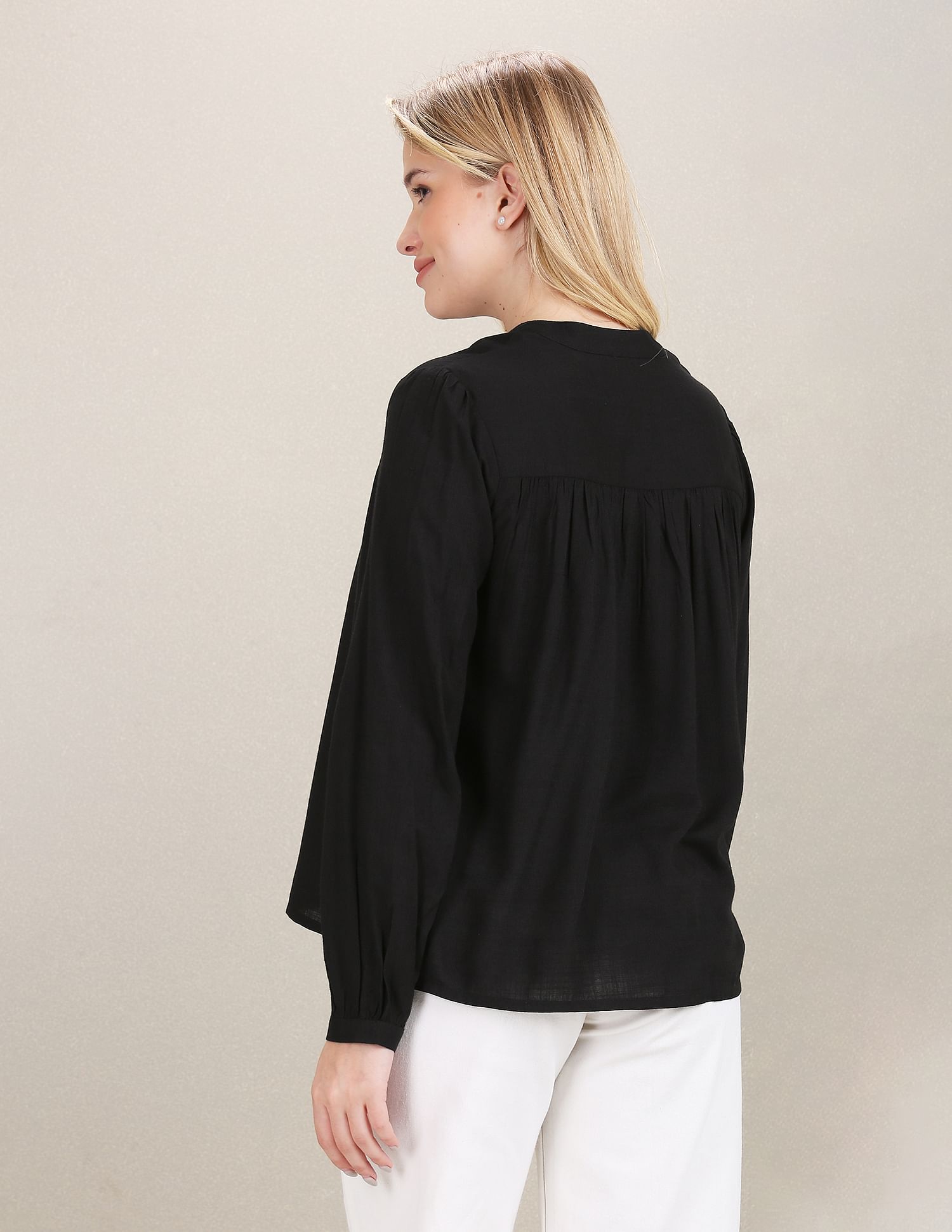 U.S. Polo Assn. Women Solid Viscose Shirt