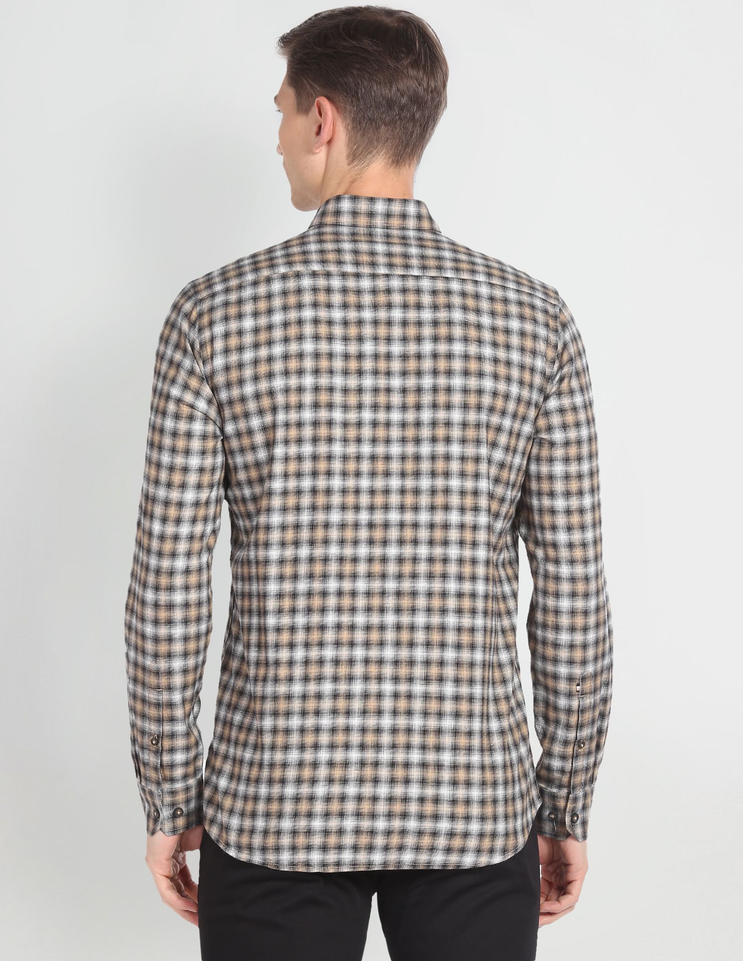 Arrow Sports Dupplin Check Cotton Shirt