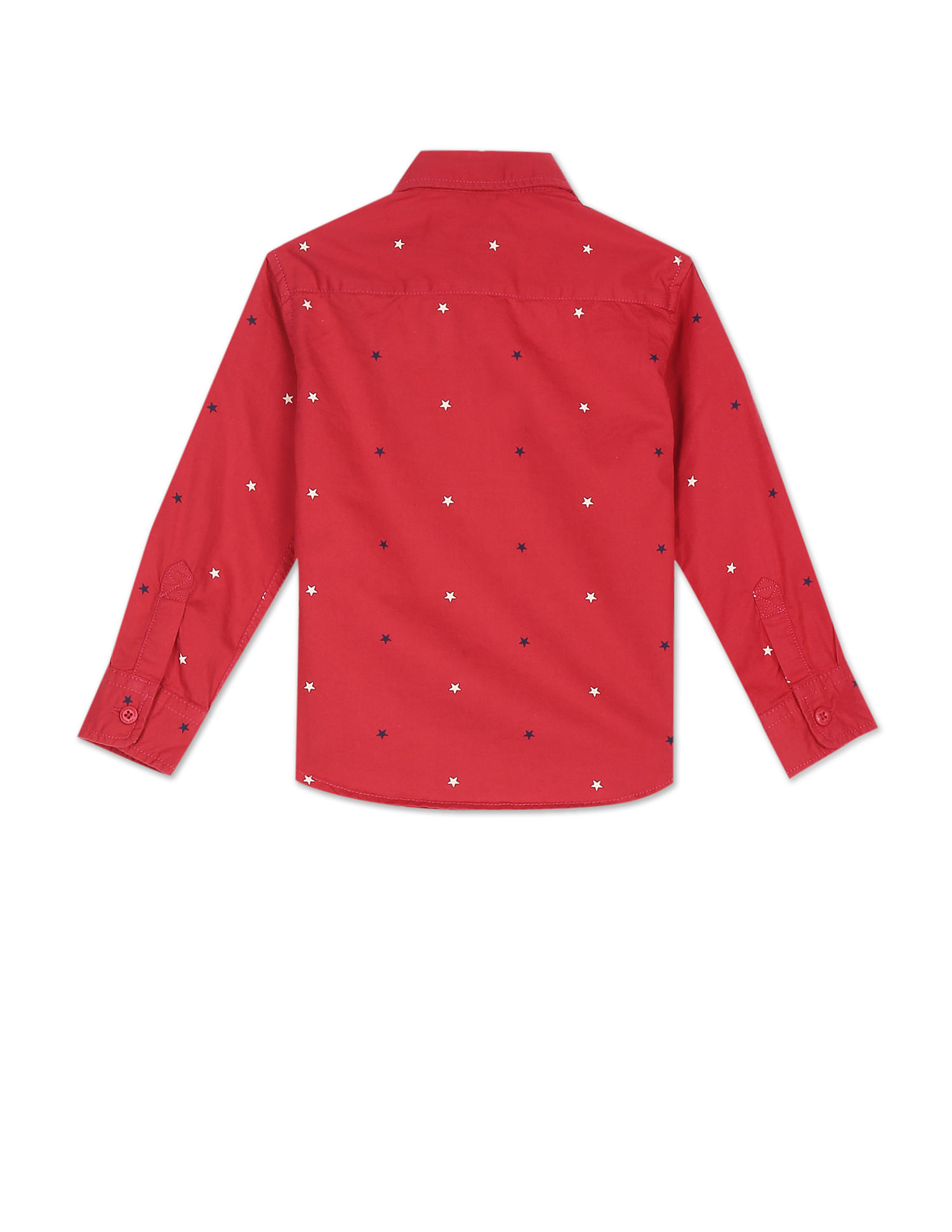 U.S. Polo Assn. Kids Boys Pure Cotton Graphic Print Shirt