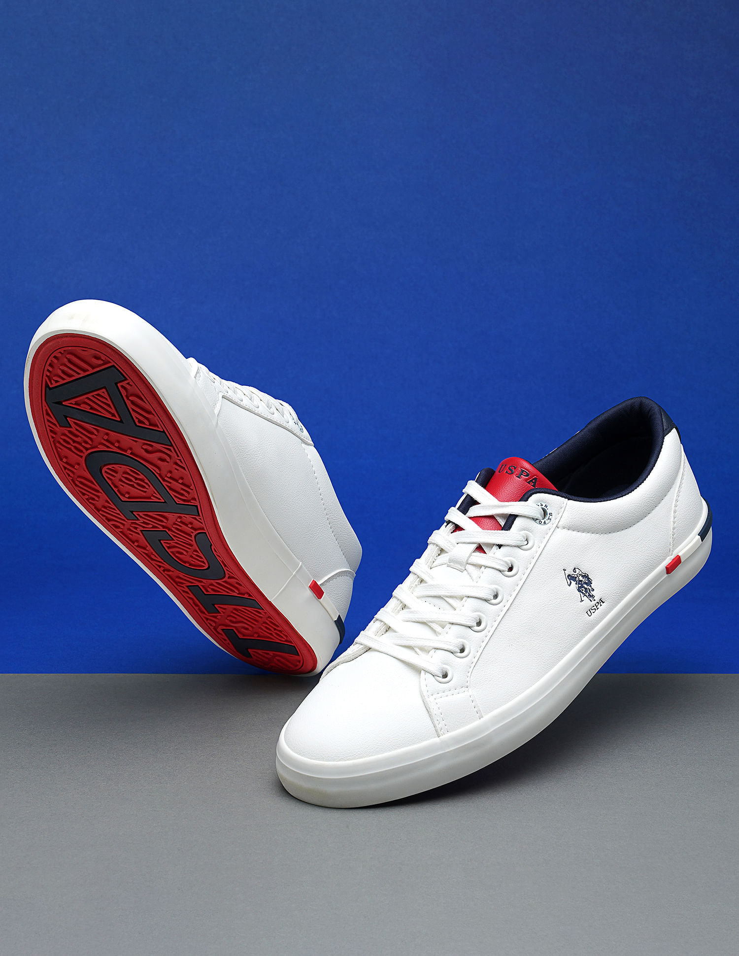 U.S. Polo Assn. Men Solid Panelled Anton Sneakers