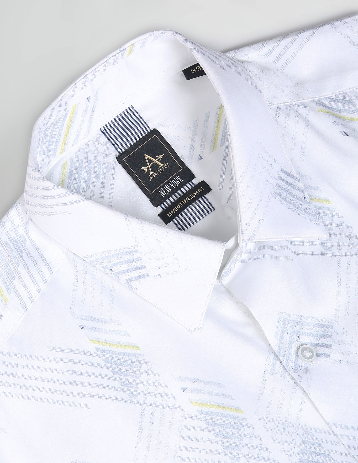 Arrow Newyork Manhattan Slim Fit Cotton Shirt