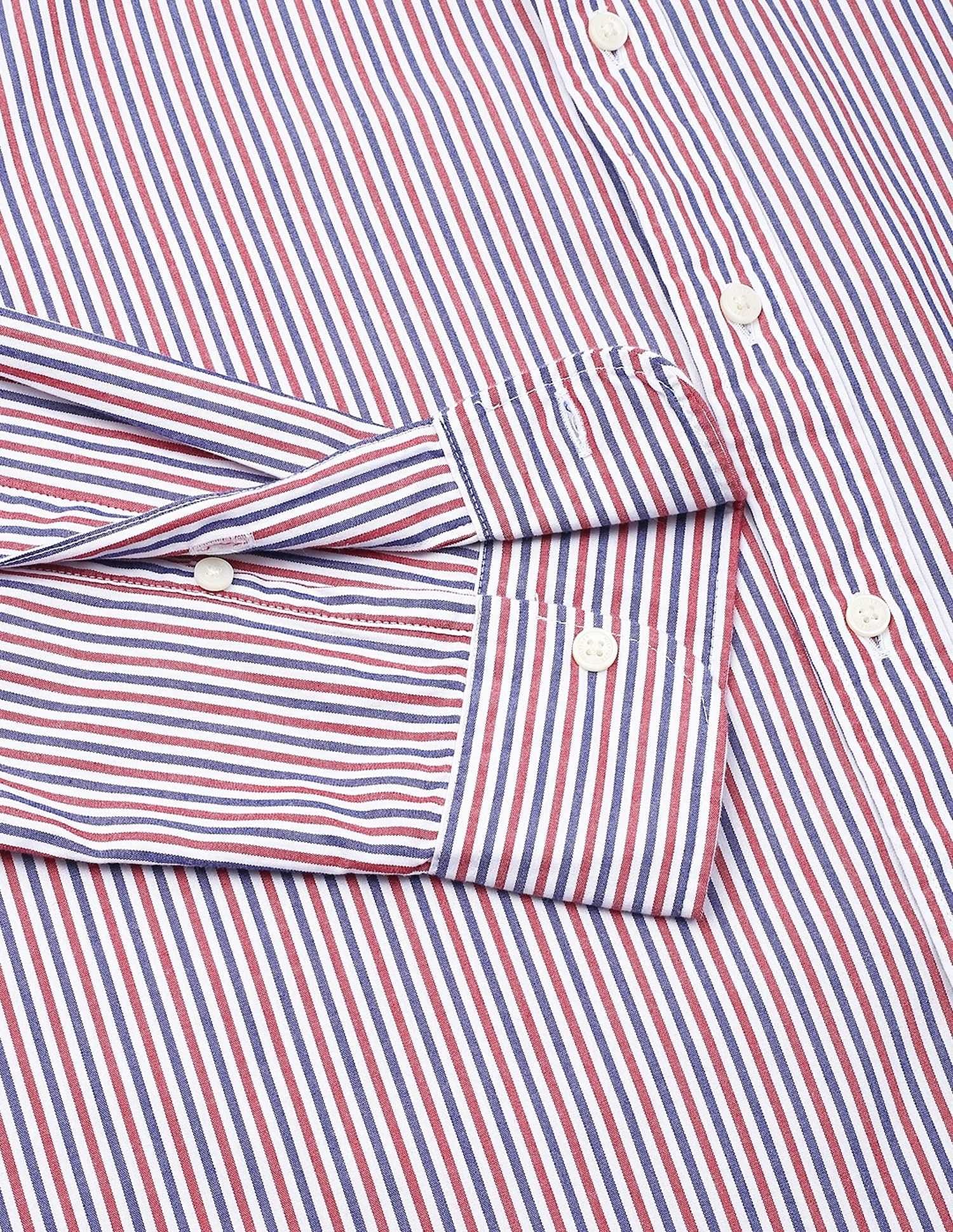 Tommy Hilfiger Striped Regular-Fit Poplin Woven Shirt