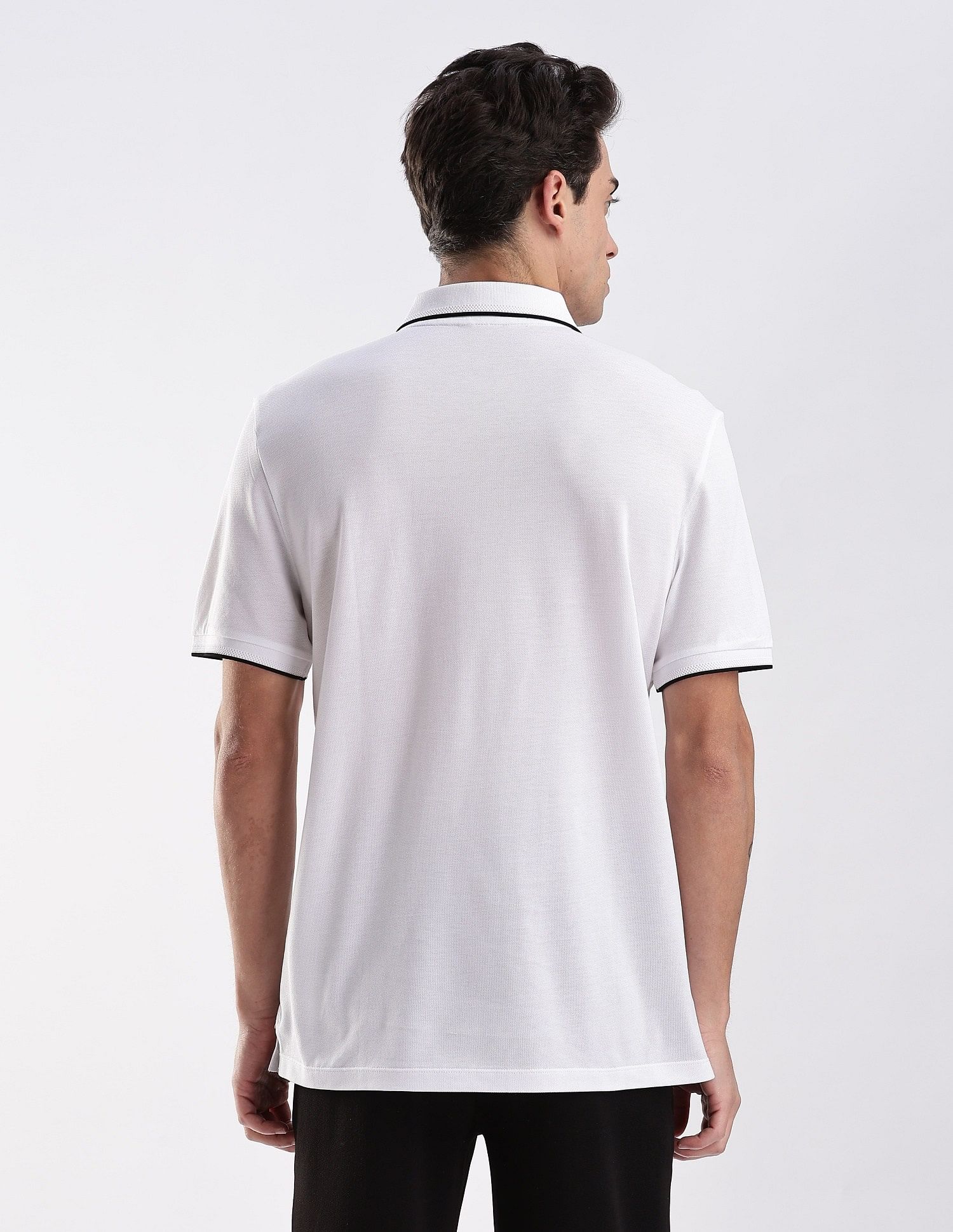 Calvin Klein Jeans Regular-Fit Solid Cotton Polo Shirt