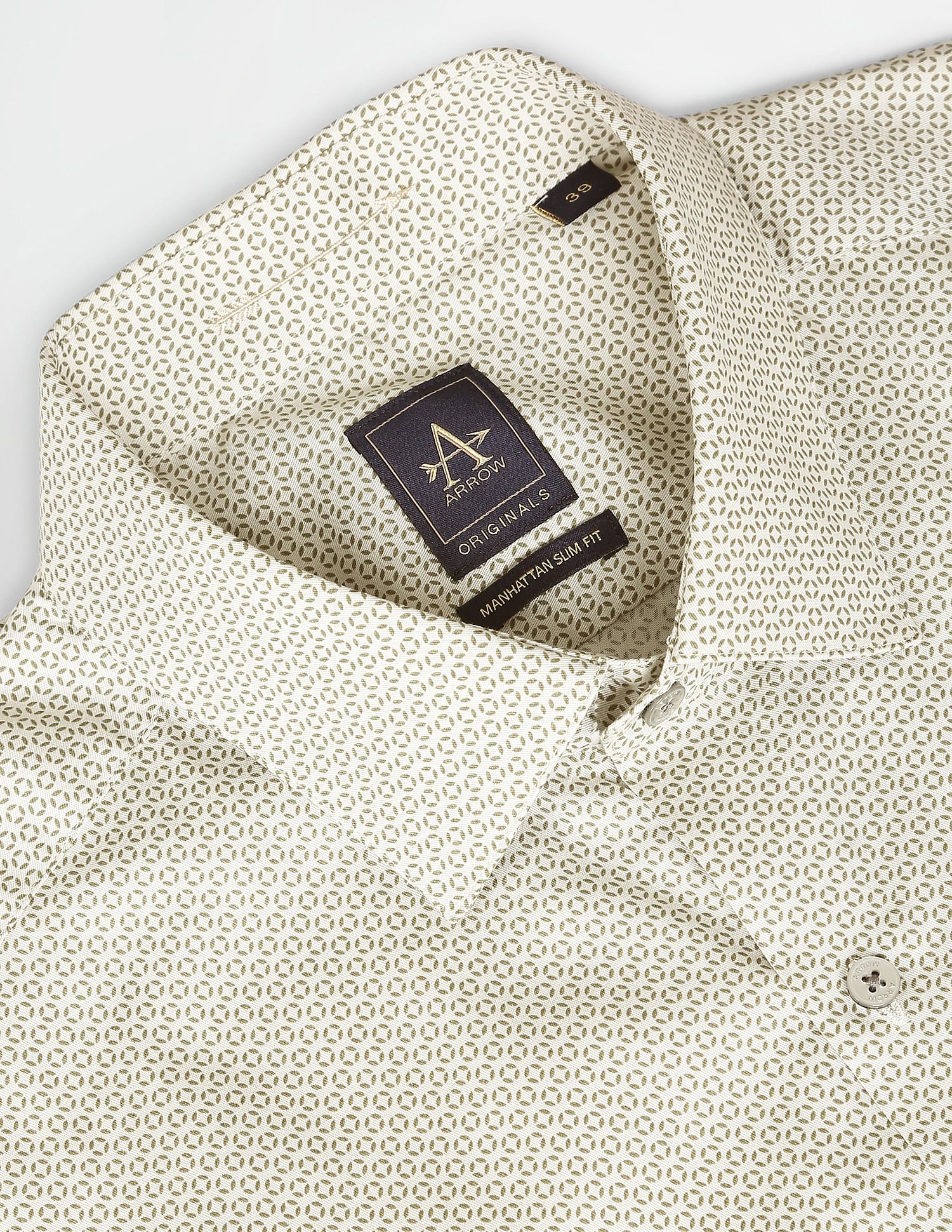 Arrow Manhattan Slim Fit Twill Shirt