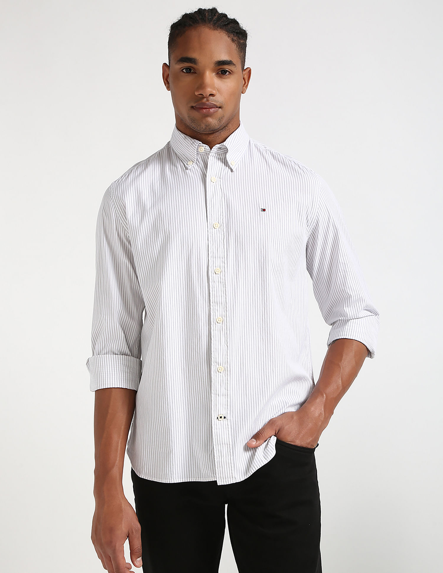 Tommy Hilfiger Natural Soft Stripe Shirt