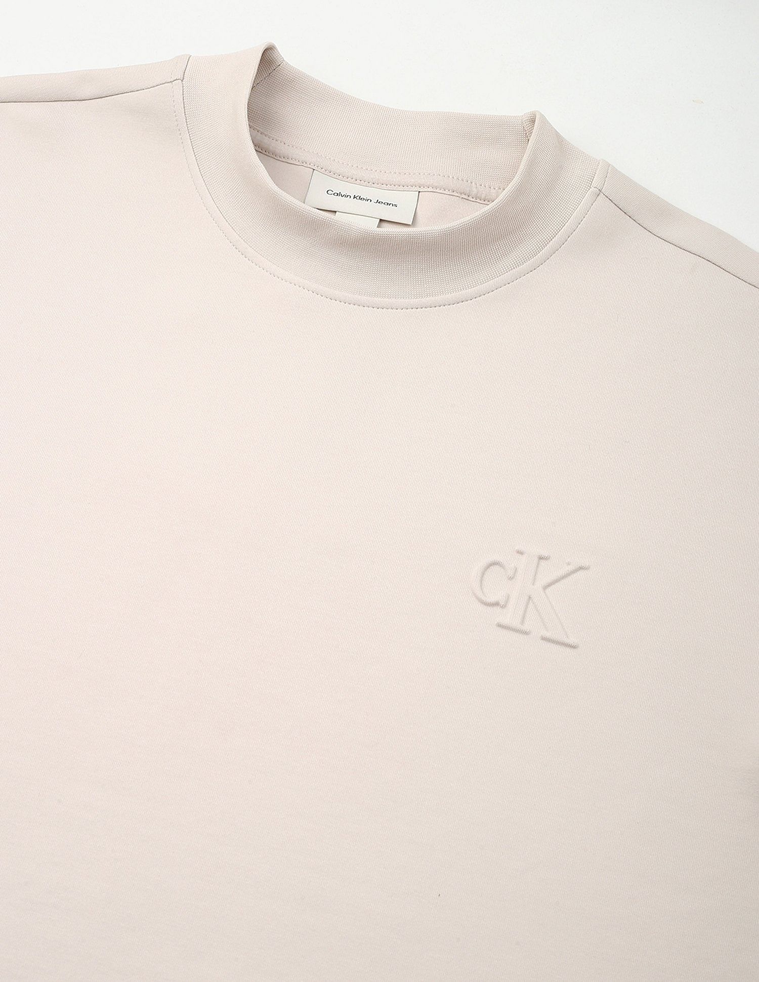 Calvin Klein Jeans Solid Relaxed-Fit Cotton Sweatshirt