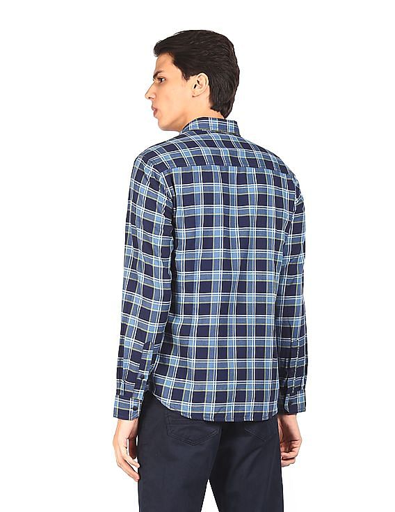 Flying Machine Long Sleeves Striped Shirt