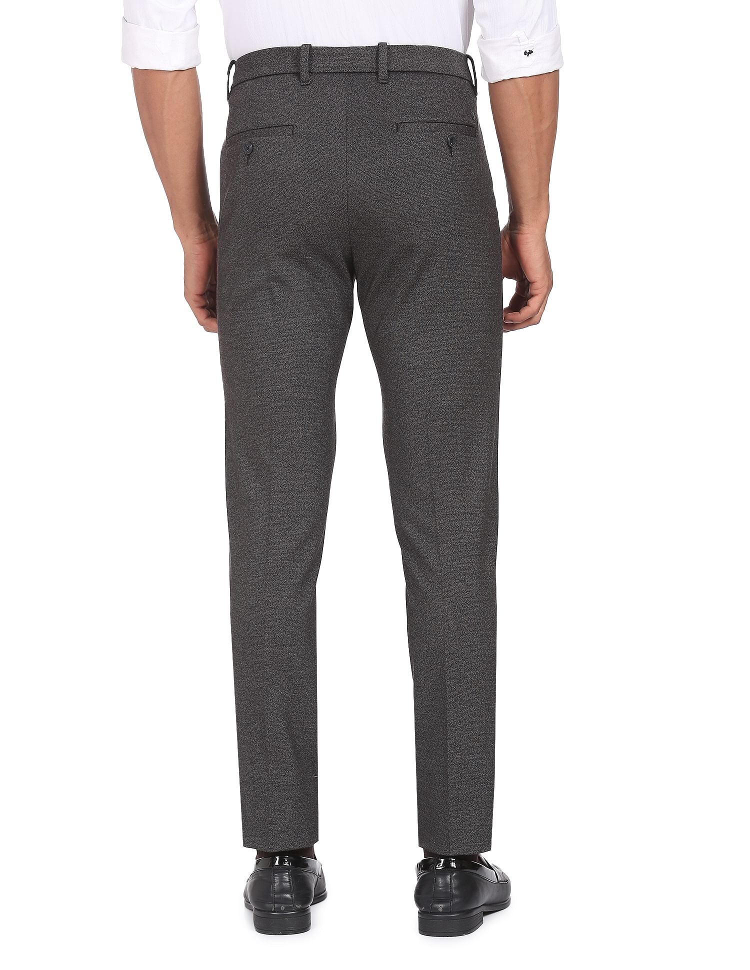 Arrow Newyork Jackson Super Slim Fit Mid Rise Trousers
