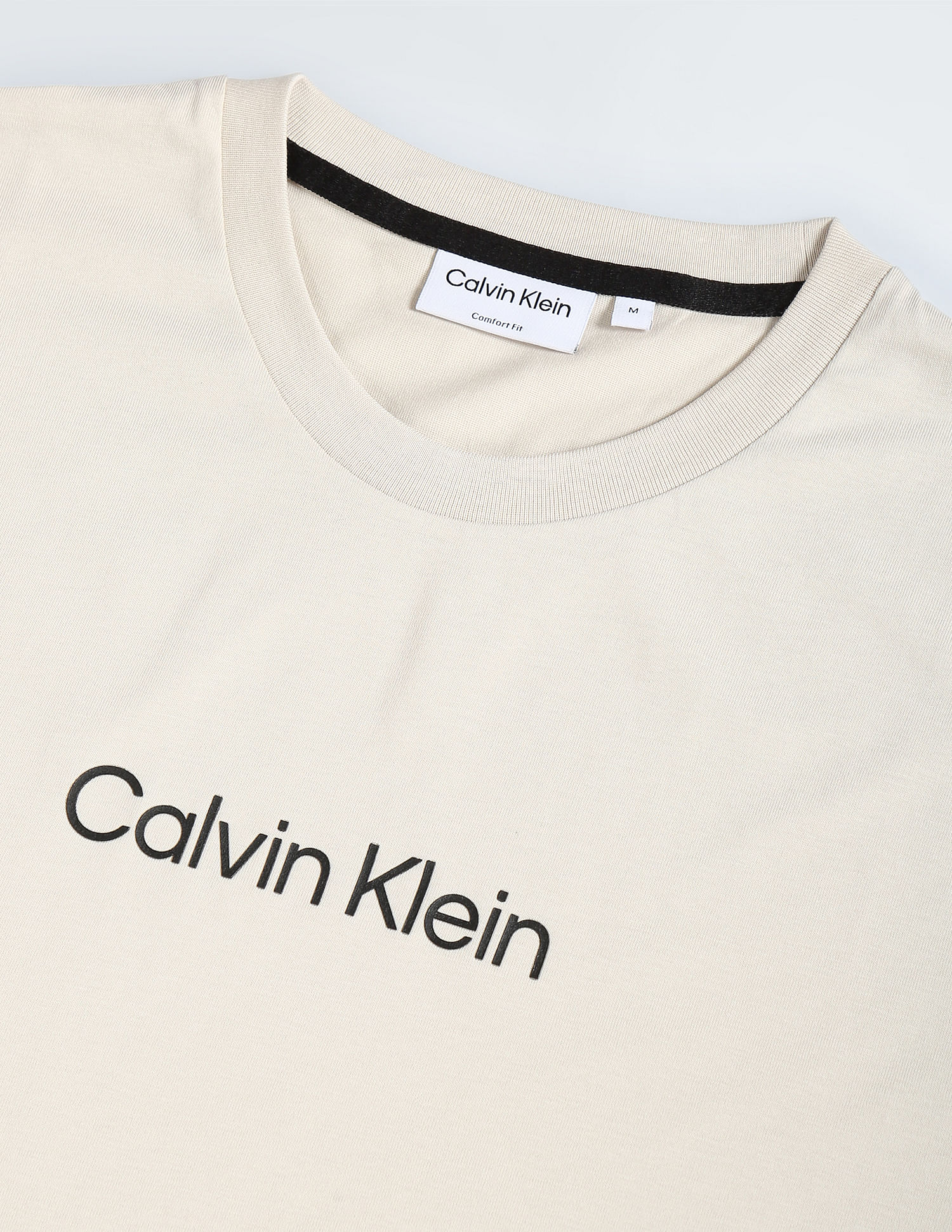 Calvin Klein Transitional Cotton Solid T-Shirt