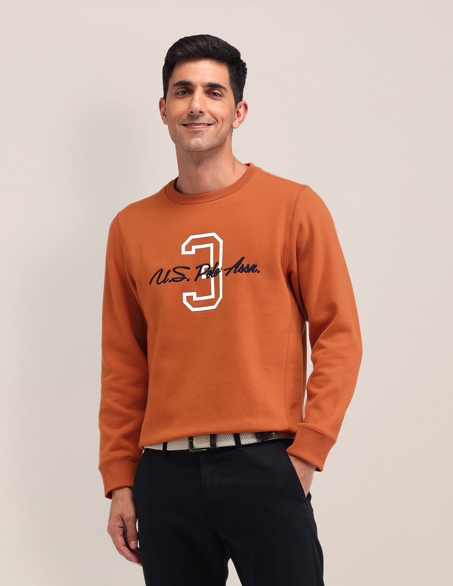 U.S. Polo Assn. Graphic Printed Regular Fit Sweatshirt