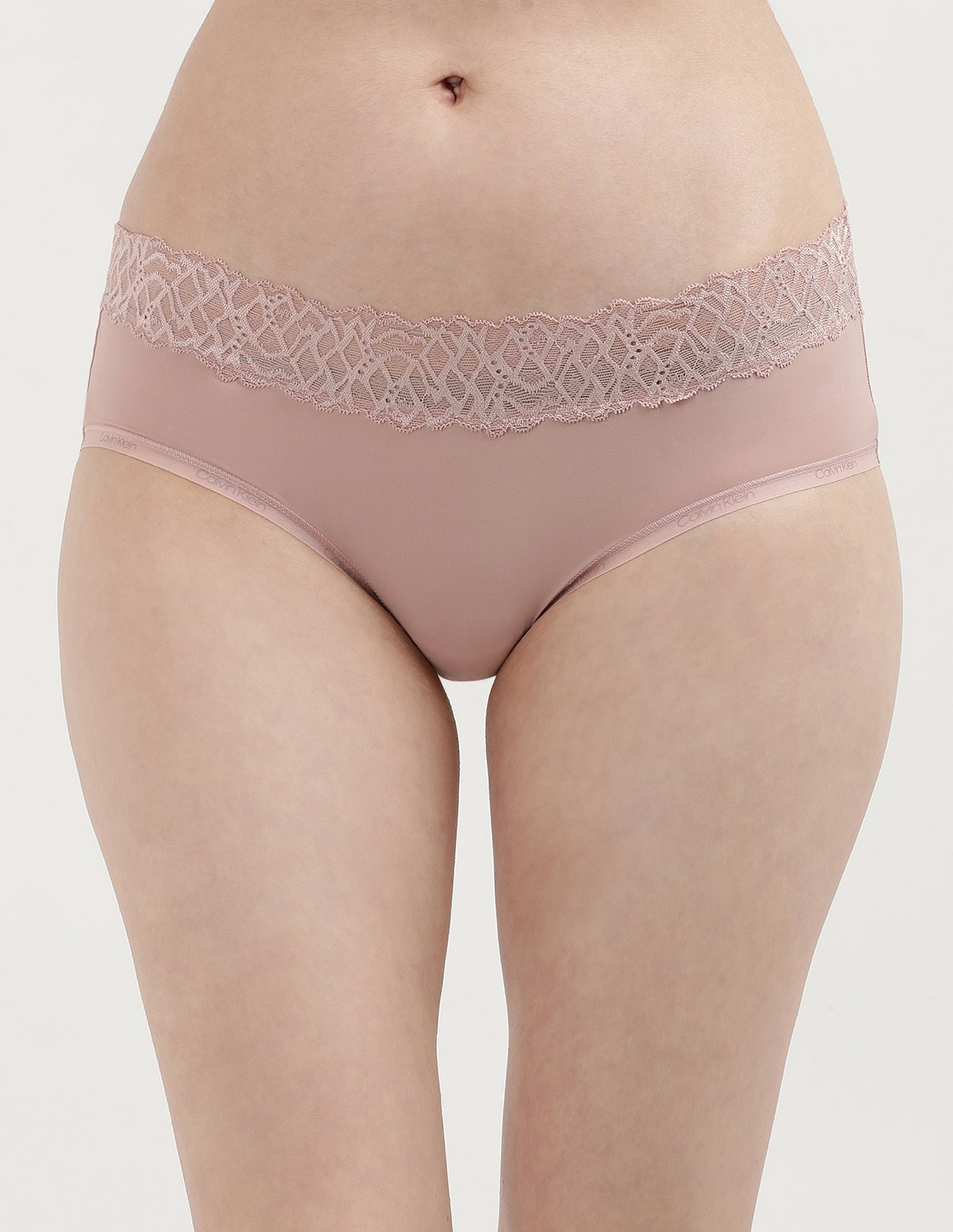 Calvin Klein Underwear Lace Patterned Mid Rise Hipsters