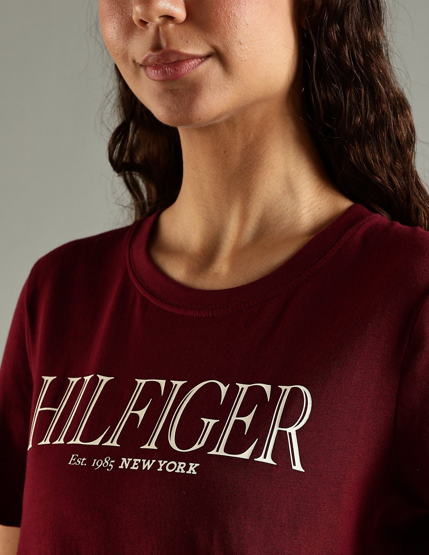 Tommy Hilfiger F25HWKT256 RED Womens T-Shirt