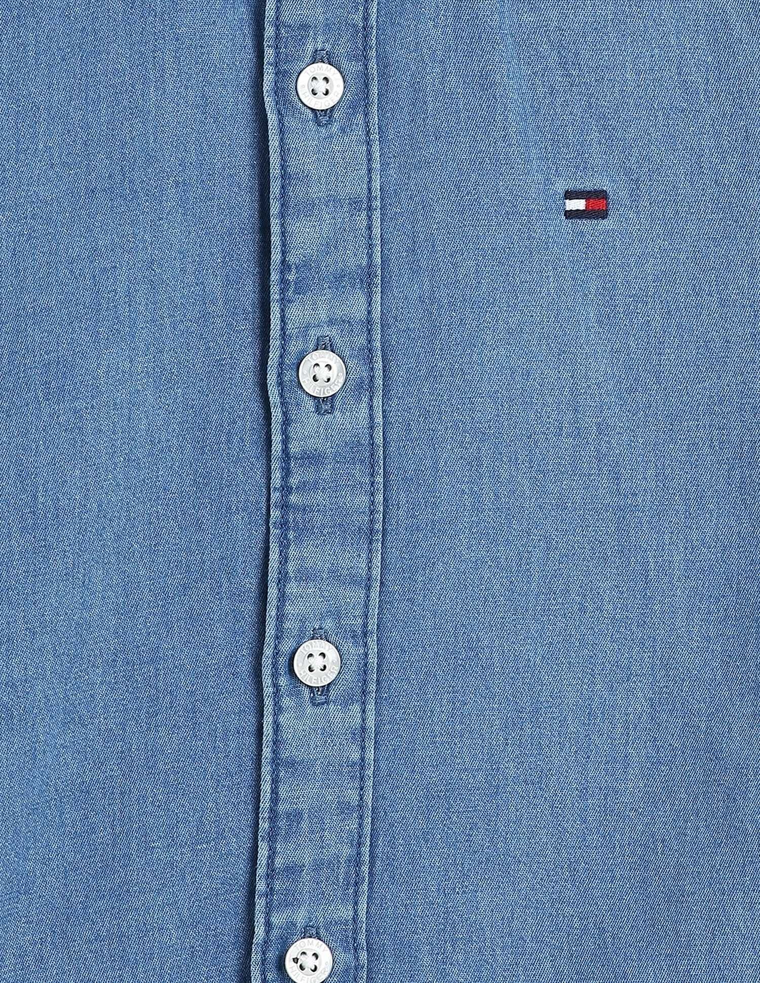 Tommy Hilfiger Kids Boys Solid Regular-Fit Cotton Shirt