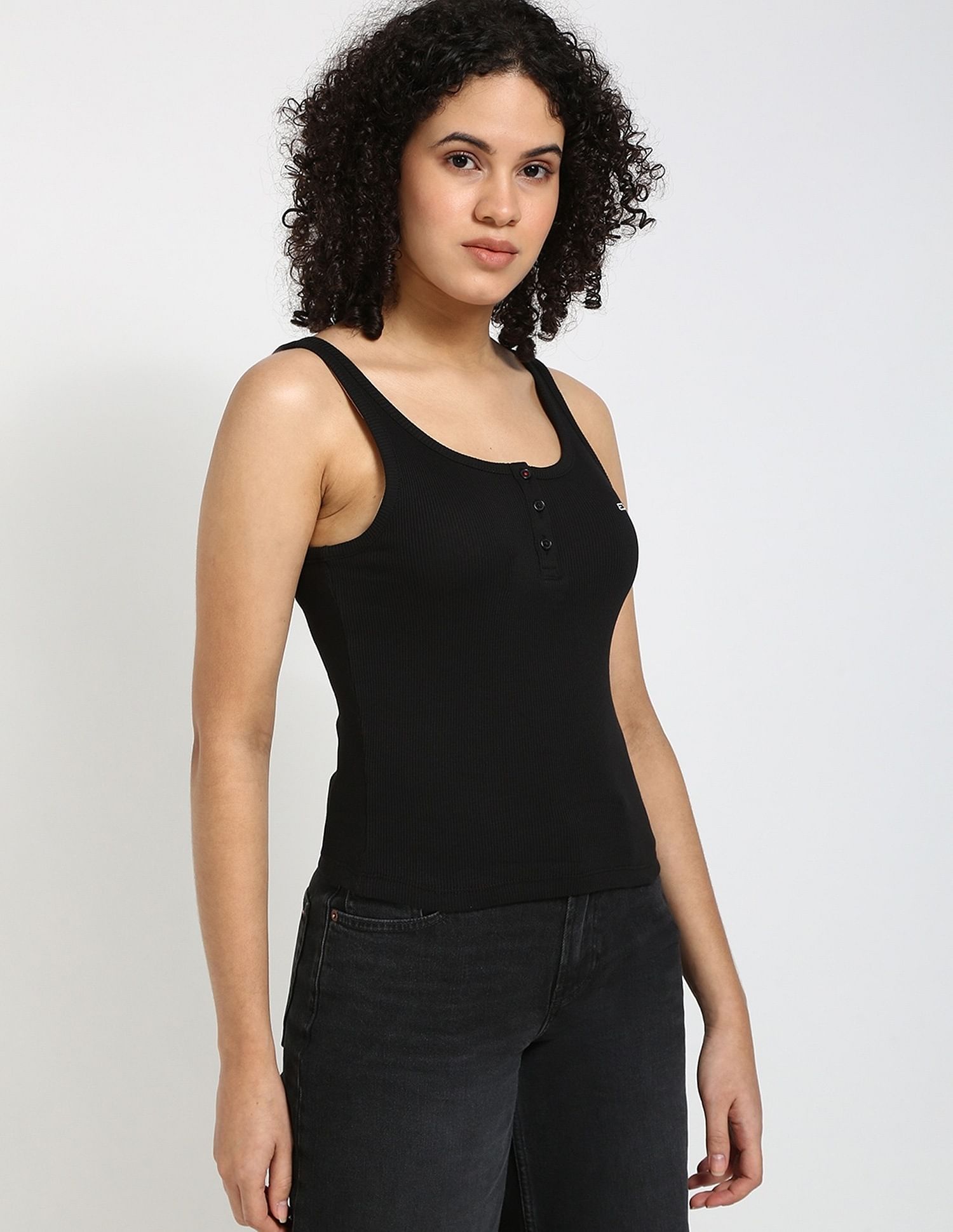 Tommy Hilfiger Slim-Fit Cotton Round Neck Tank Top
