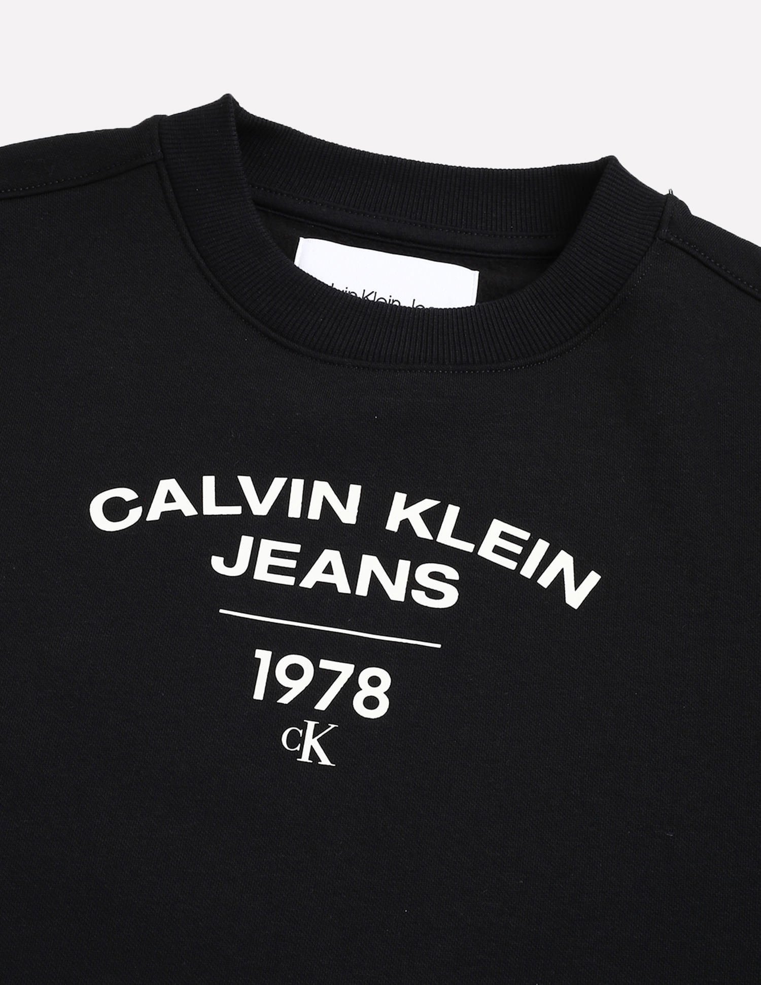 Calvin Klein Varsity Logo Crew Neck Sweatshirt