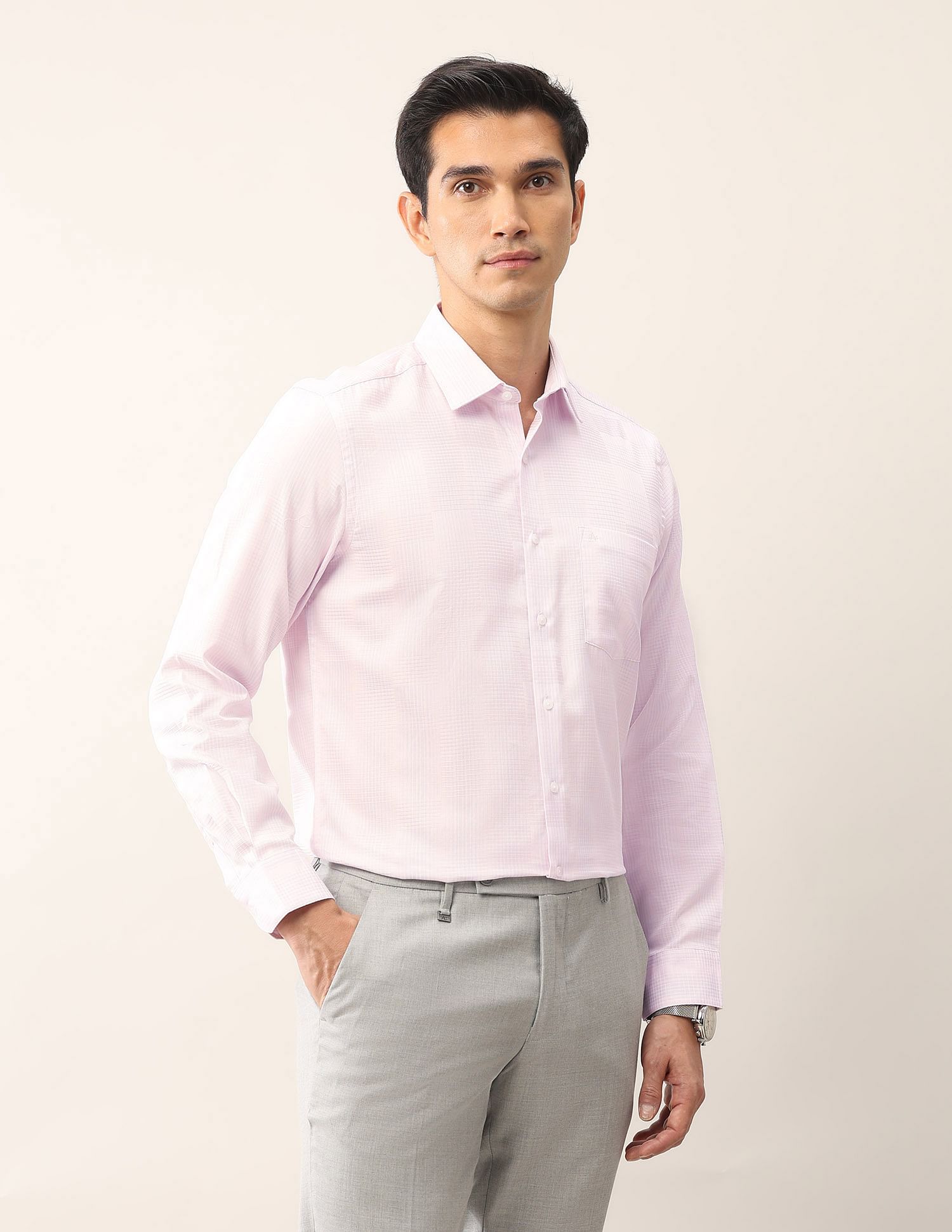 Arrow Dobby Pure Cotton Ceremonial Shirt
