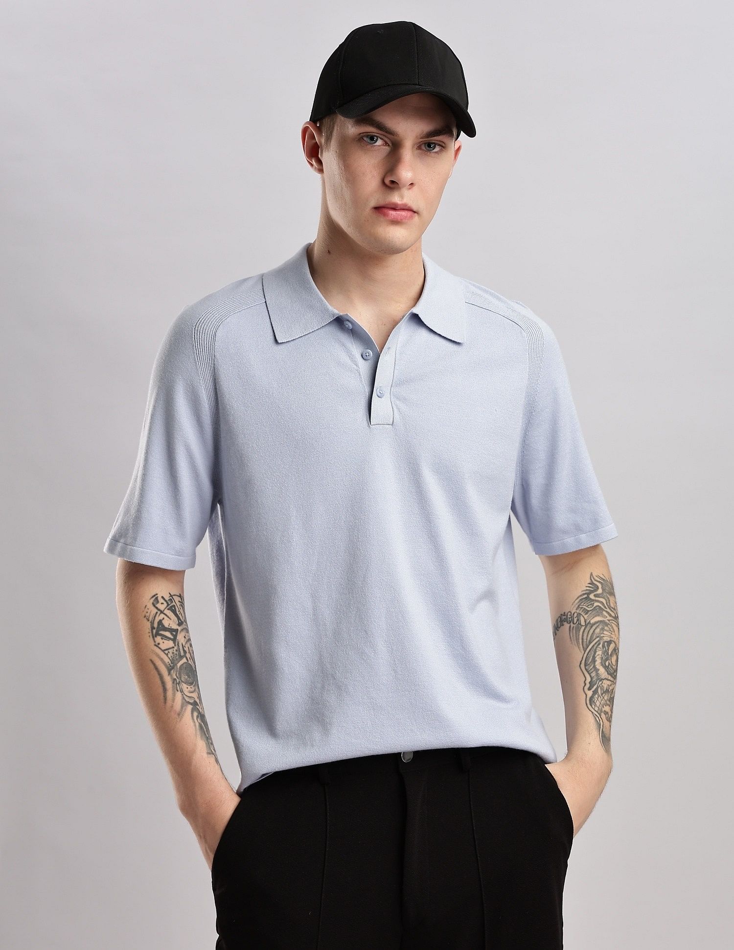 Calvin Klein Jeans Solid Regular Fit Viscose Polo Shirt