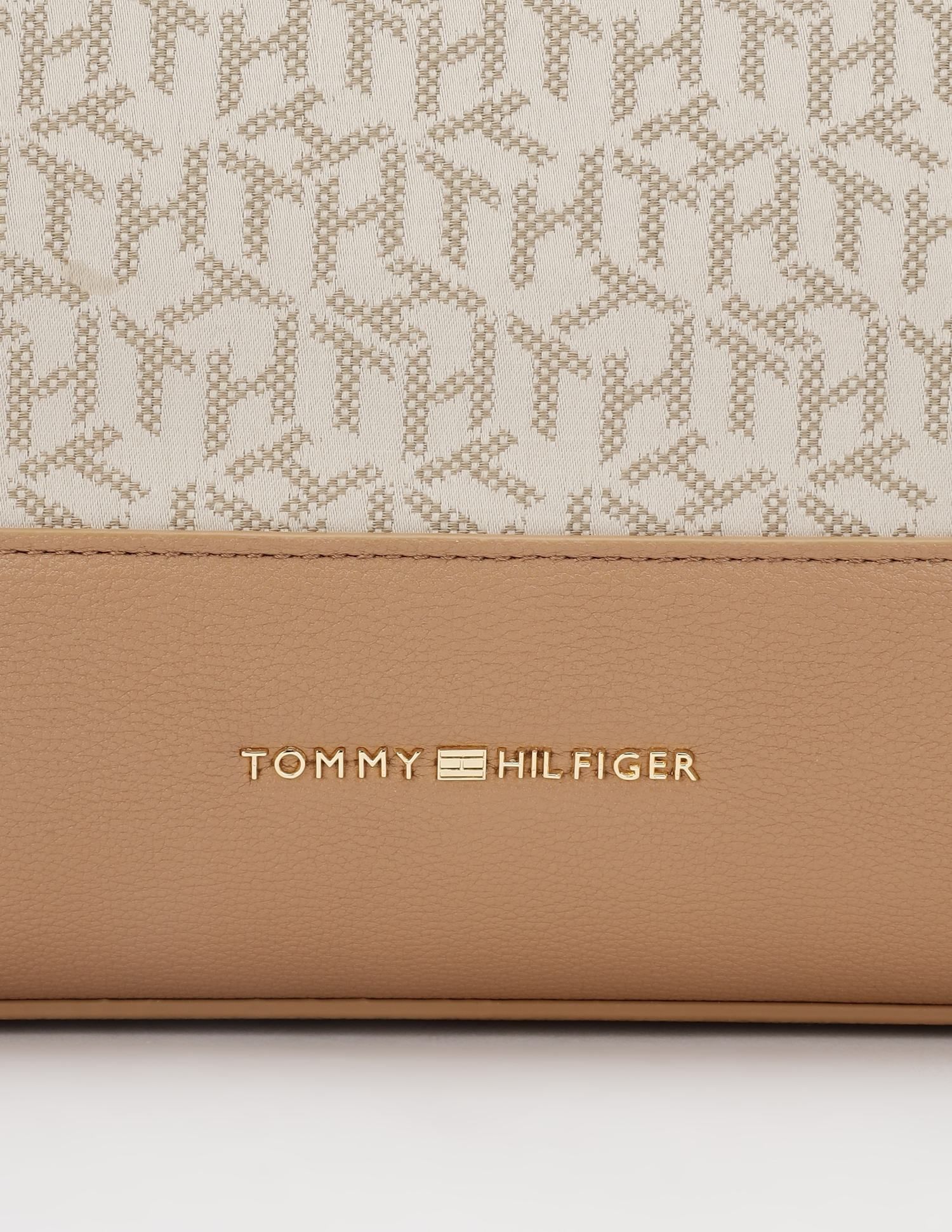 Tommy Hilfiger Logo White Polyester Sling Bag