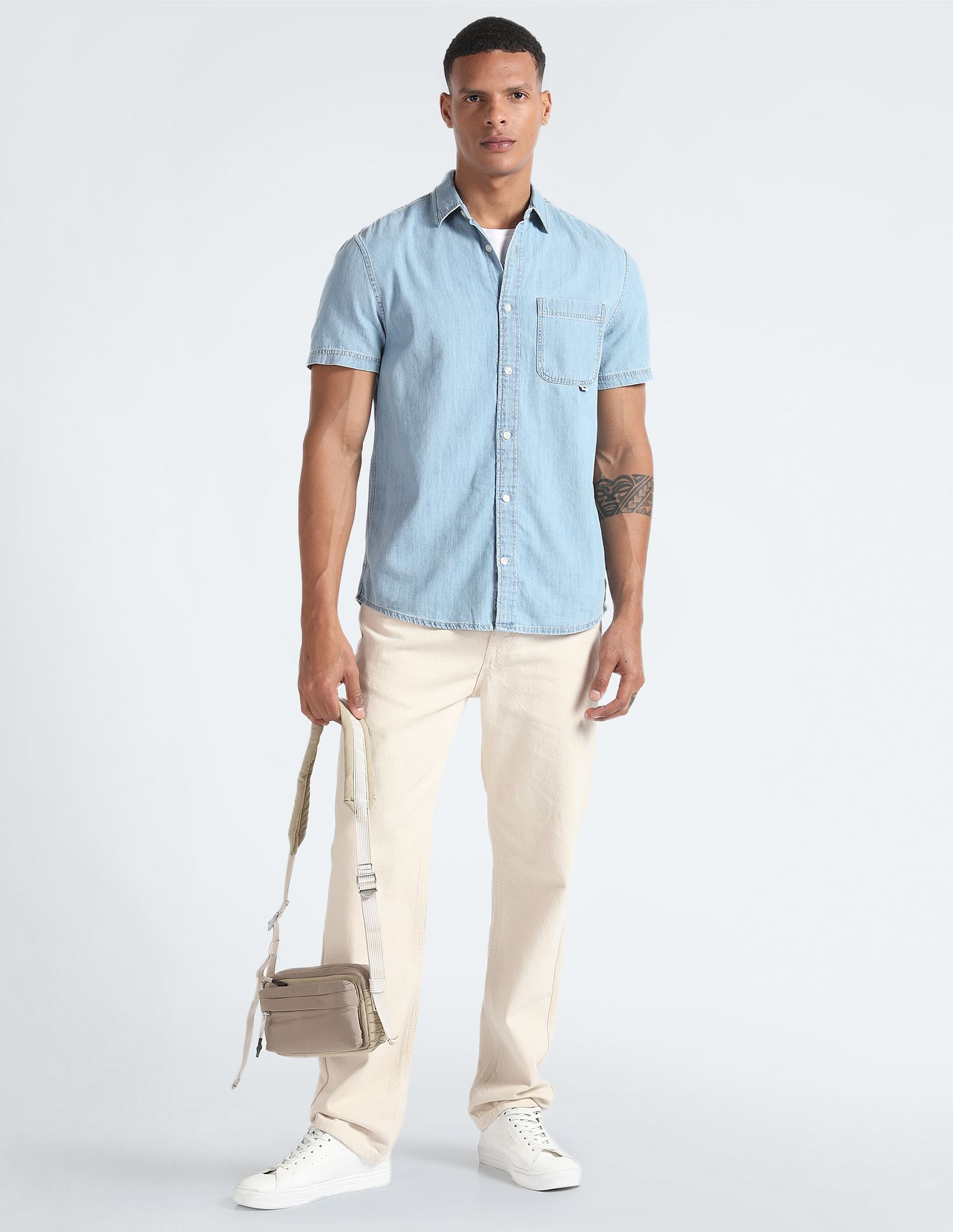 Tommy Hilfiger Washed Chambray Shirt