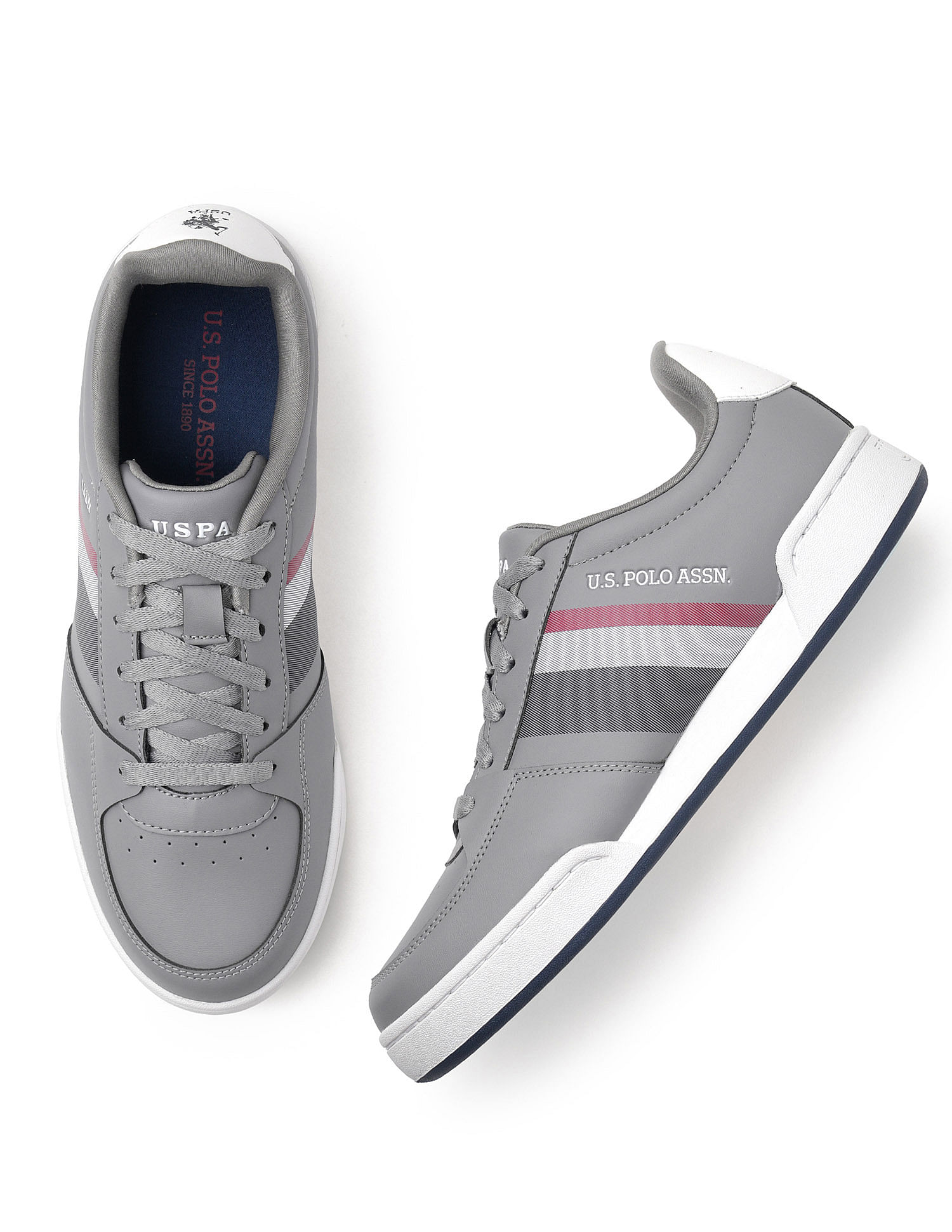 U.S. Polo Assn. Men Anders Grey All Day Sneakers
