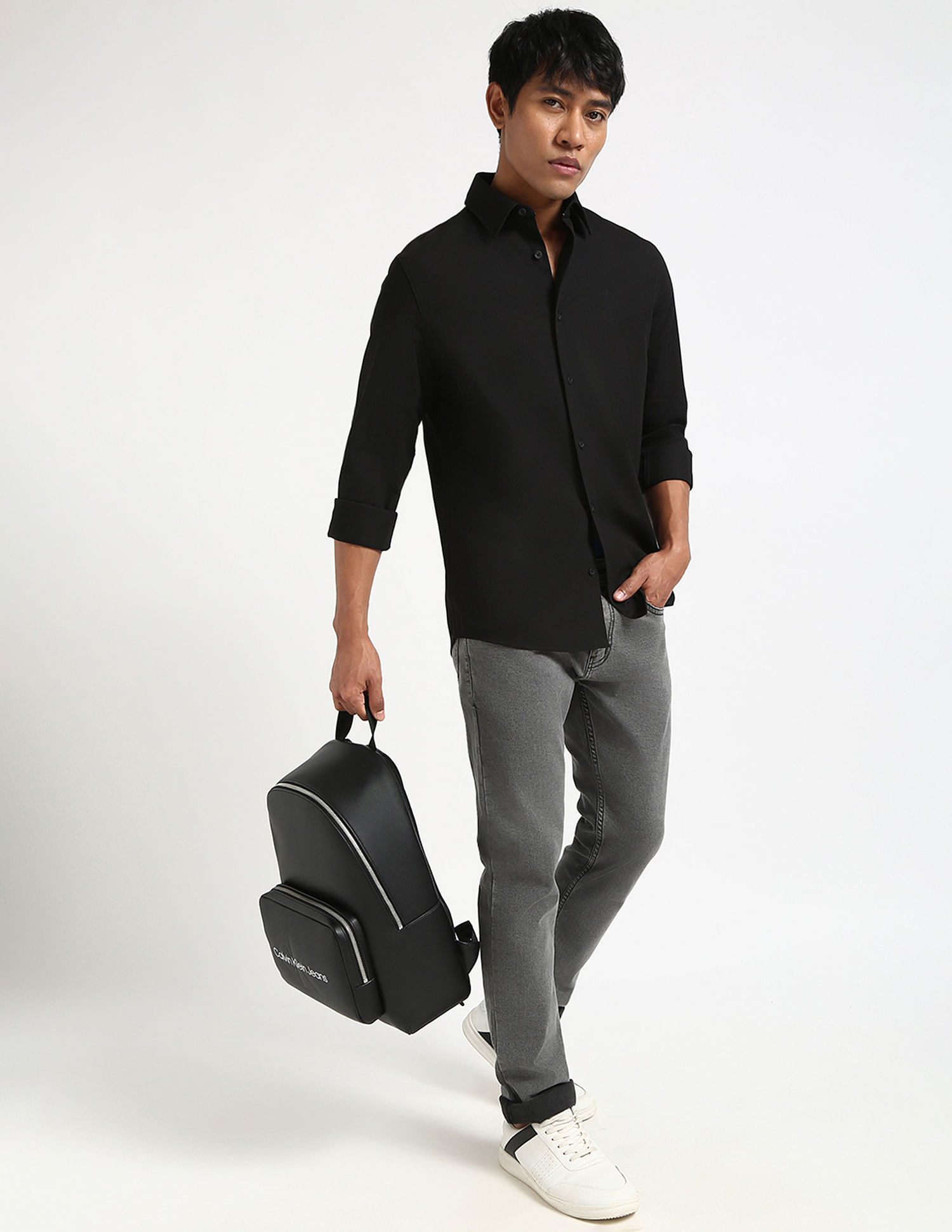 Calvin Klein Jeans Slim Fit Twill Shirt