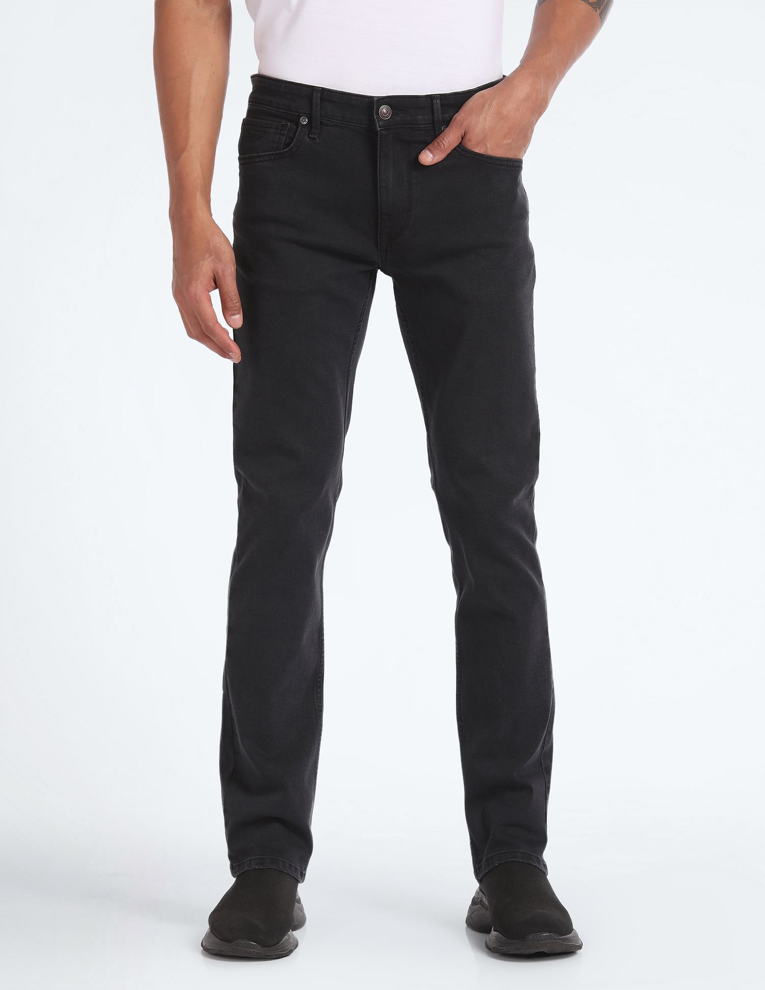 Flying Machine Freddie Slim Straight Rinsed Jeans