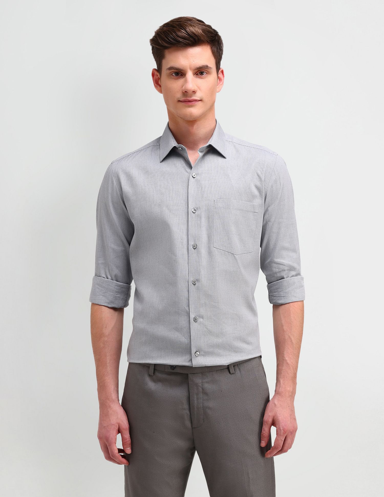 Arrow Dobby All-Over Pattern Shirt
