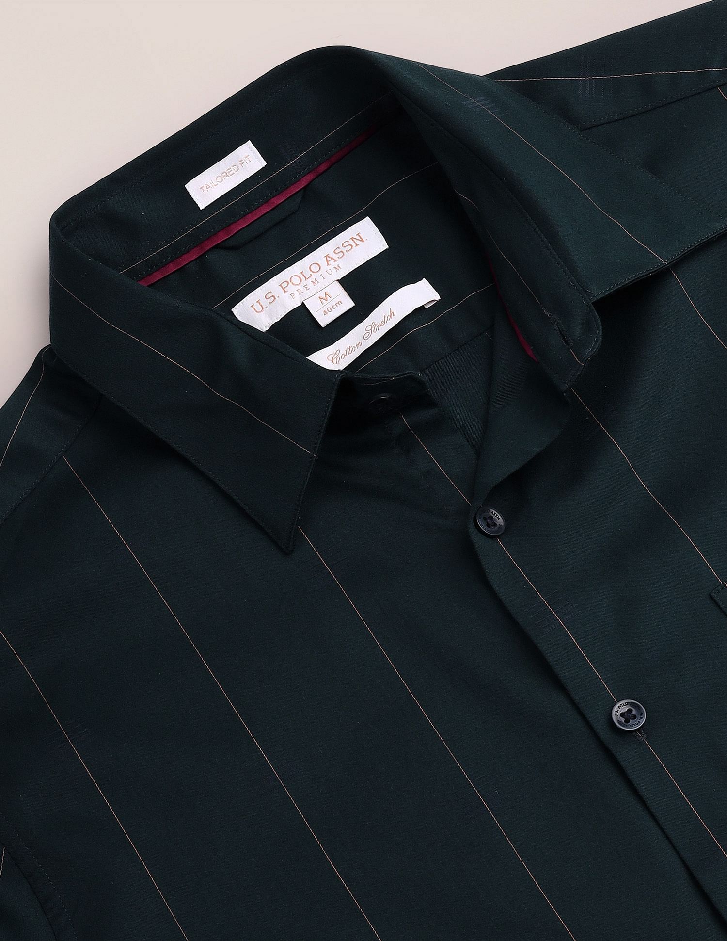 U.S. Polo Assn. Vertical Stripe Regular Fit Shirt
