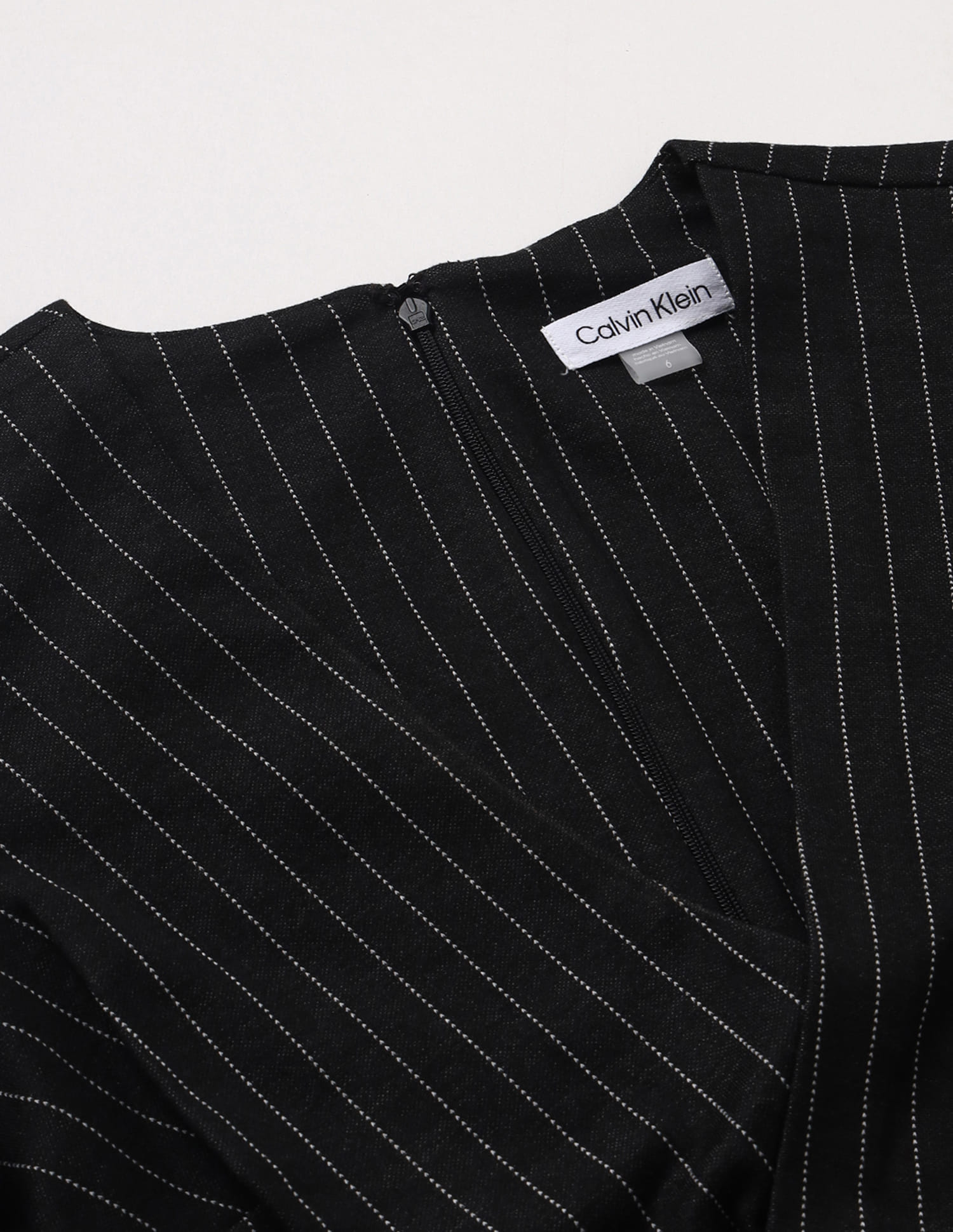 Buy Calvin Klein Vertical Stripe Ponte Knit Dress