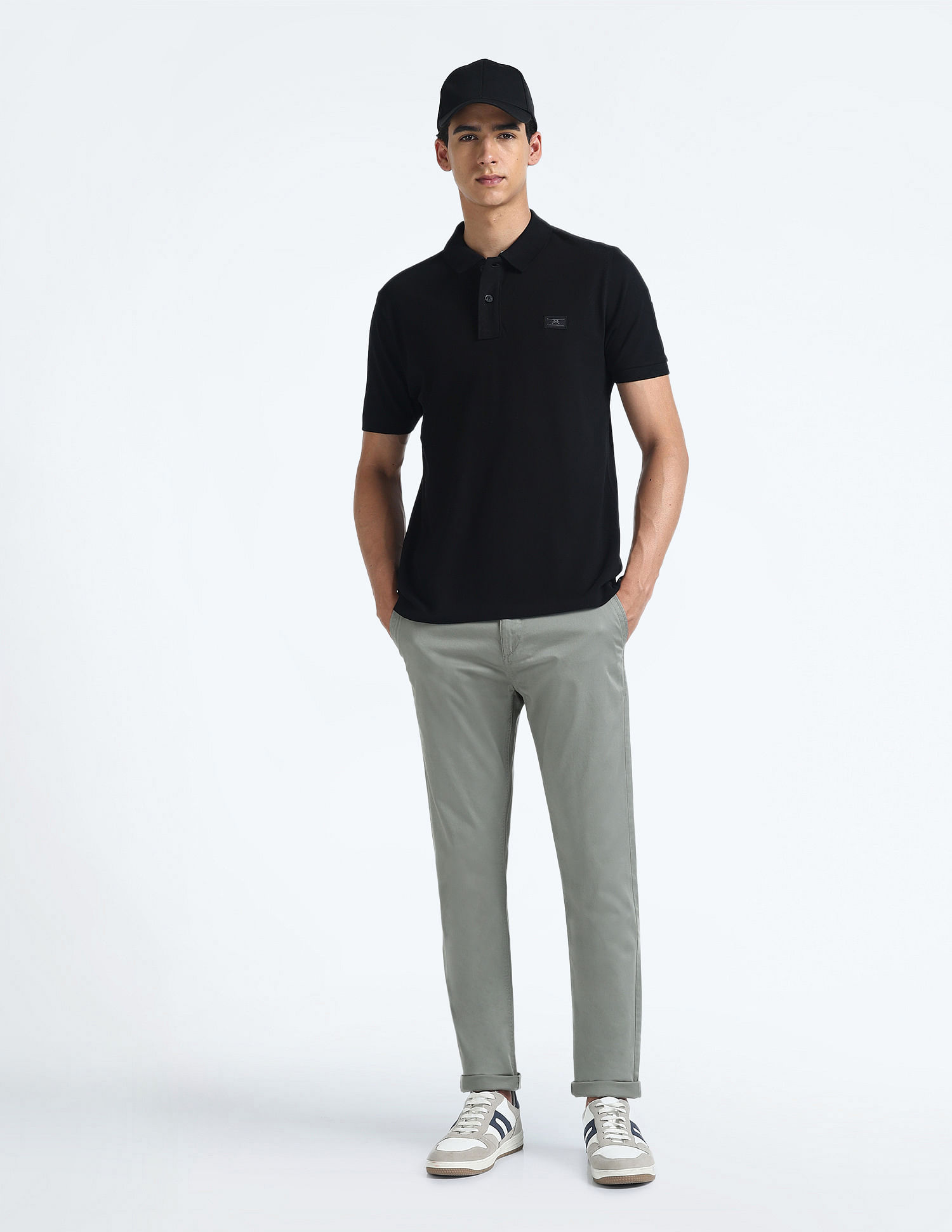 Flying Machine Slash Slim Tapered Fit Twill Chinos