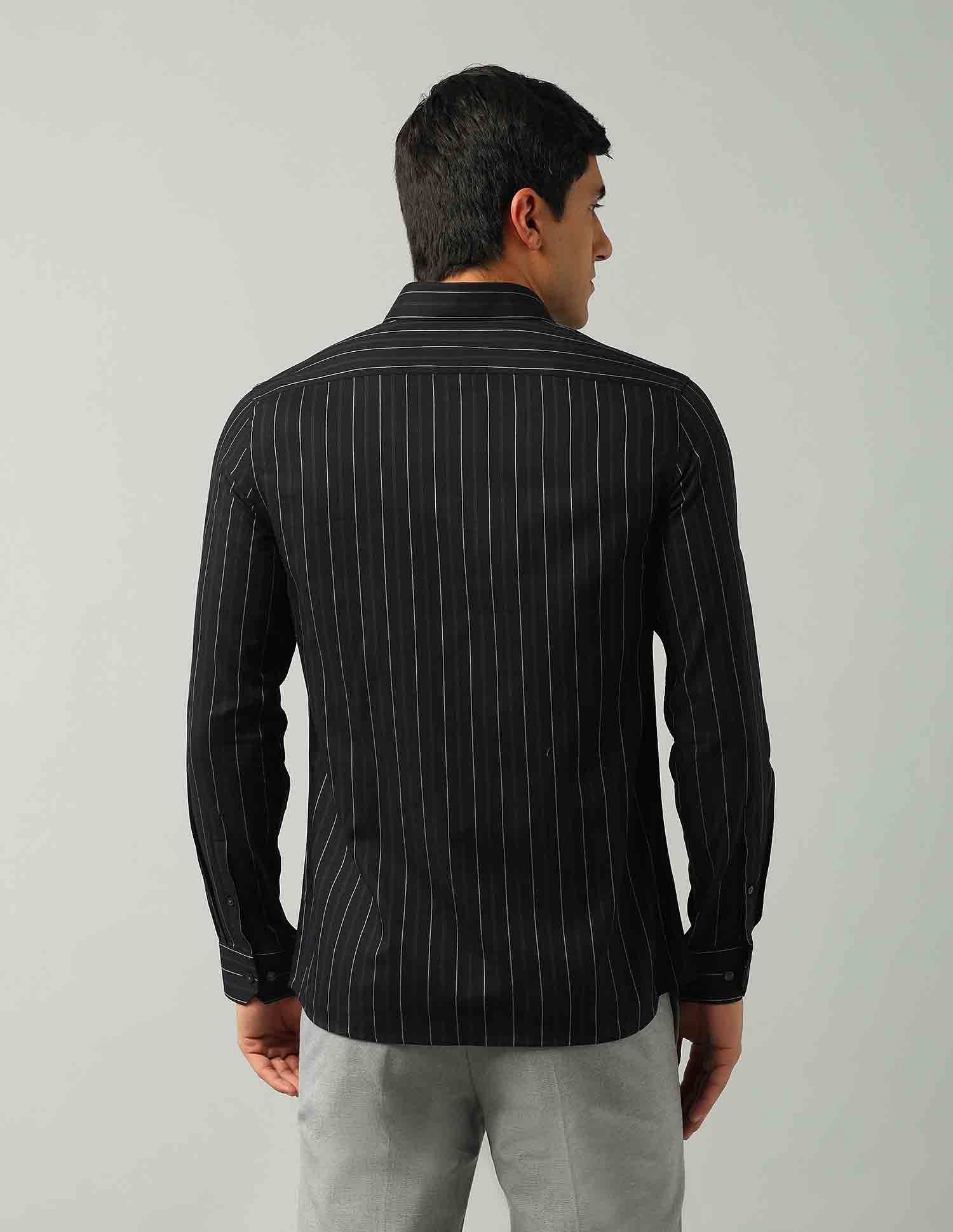 Arrow Vertical Striped Twill Shirt