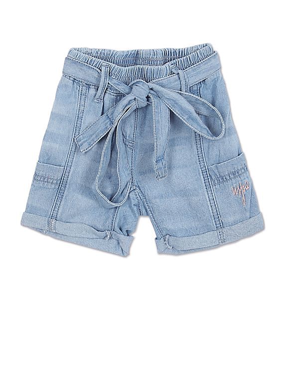 U.S. Polo Assn. Kids Mid Rise Wash Shorts