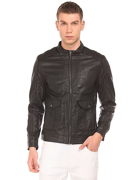 pleather jacket