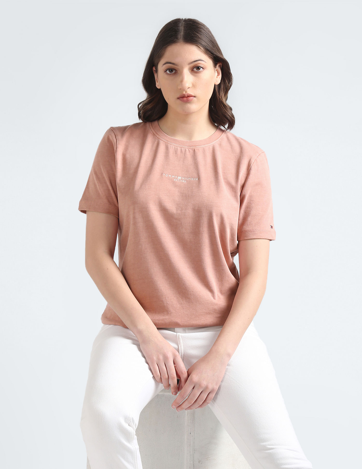 Tシャツ・カットソー SOMEWHER EBUTTER Summer Butteree Over-Fit Top KK5B0012 Premium Heather Short Sleeve Crew Neck Tee | ZuniSportswear