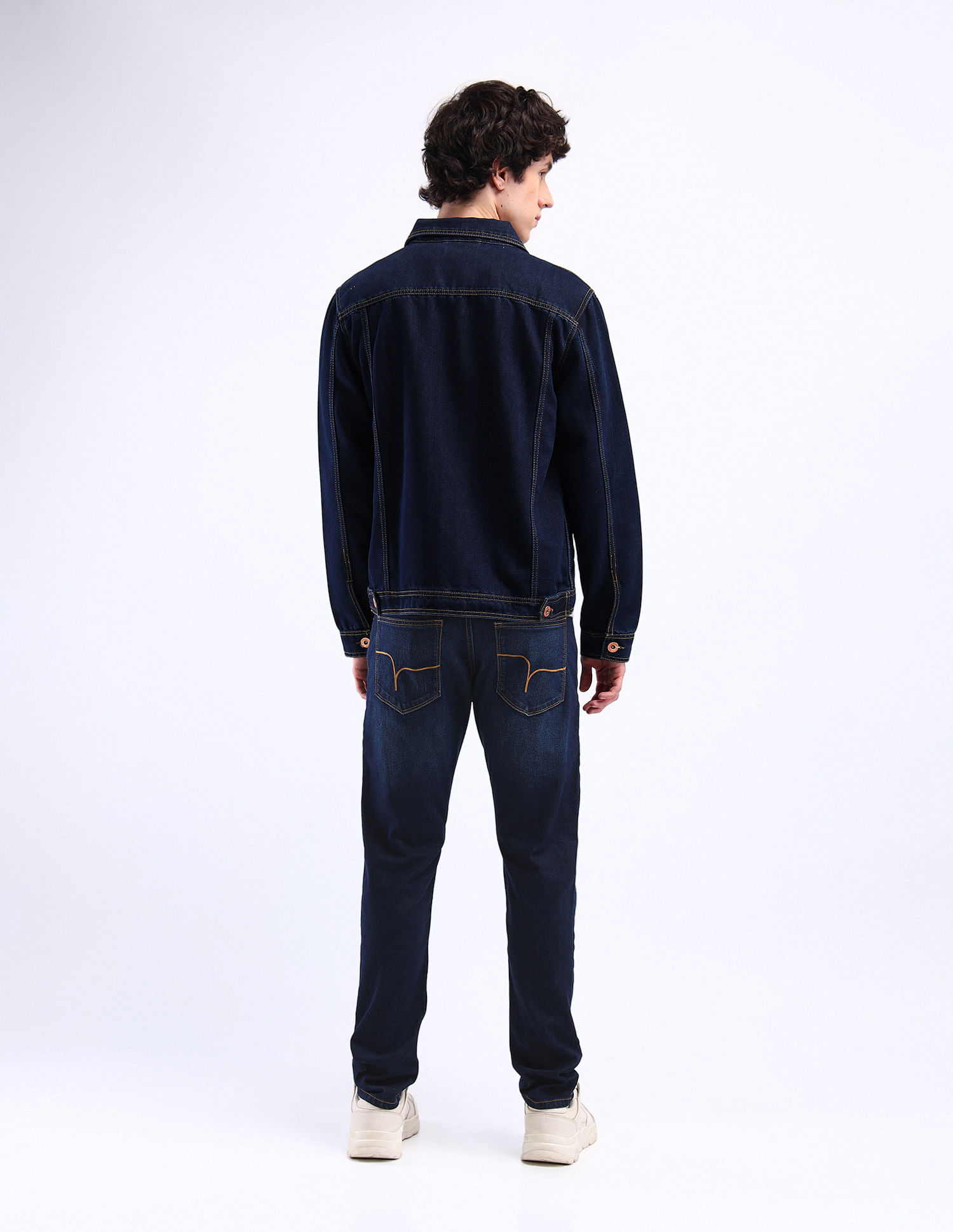 Flying Machine Mid Rise Slim Tapered Fit Jeans