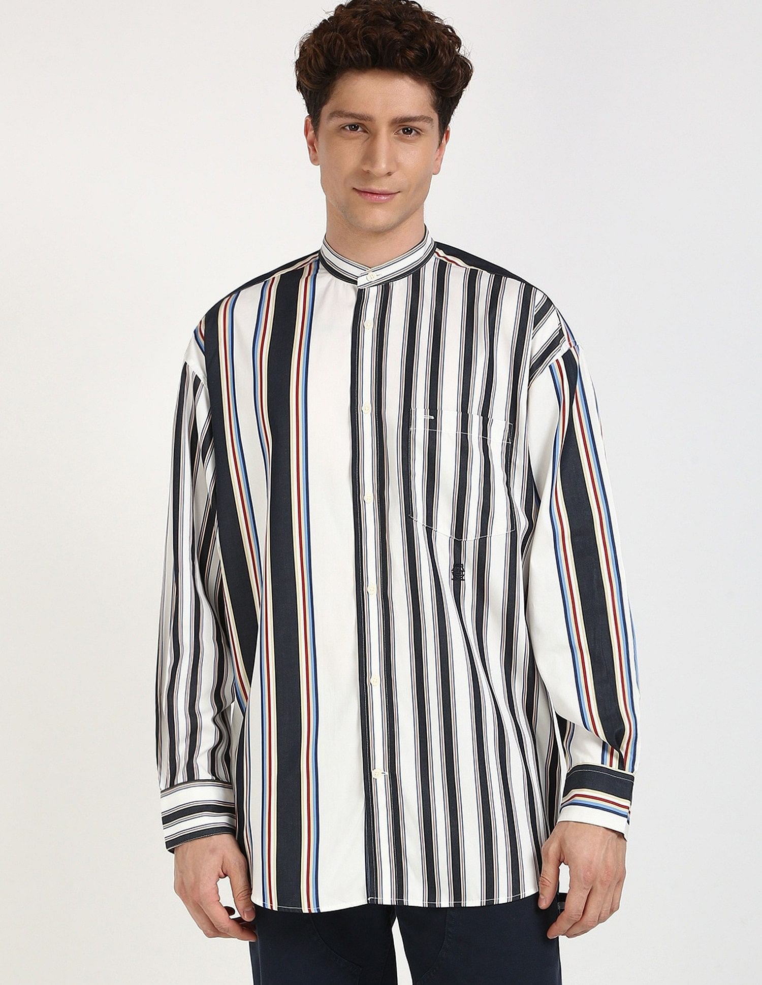 Tommy Hilfiger Striped Regular-Fit Cotton Shirt