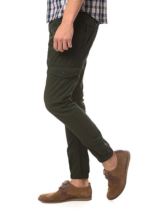 Brown Solid Ankle-Length Casual Men Slim Fit Jeans - Selling Fast at  Pantaloons.com