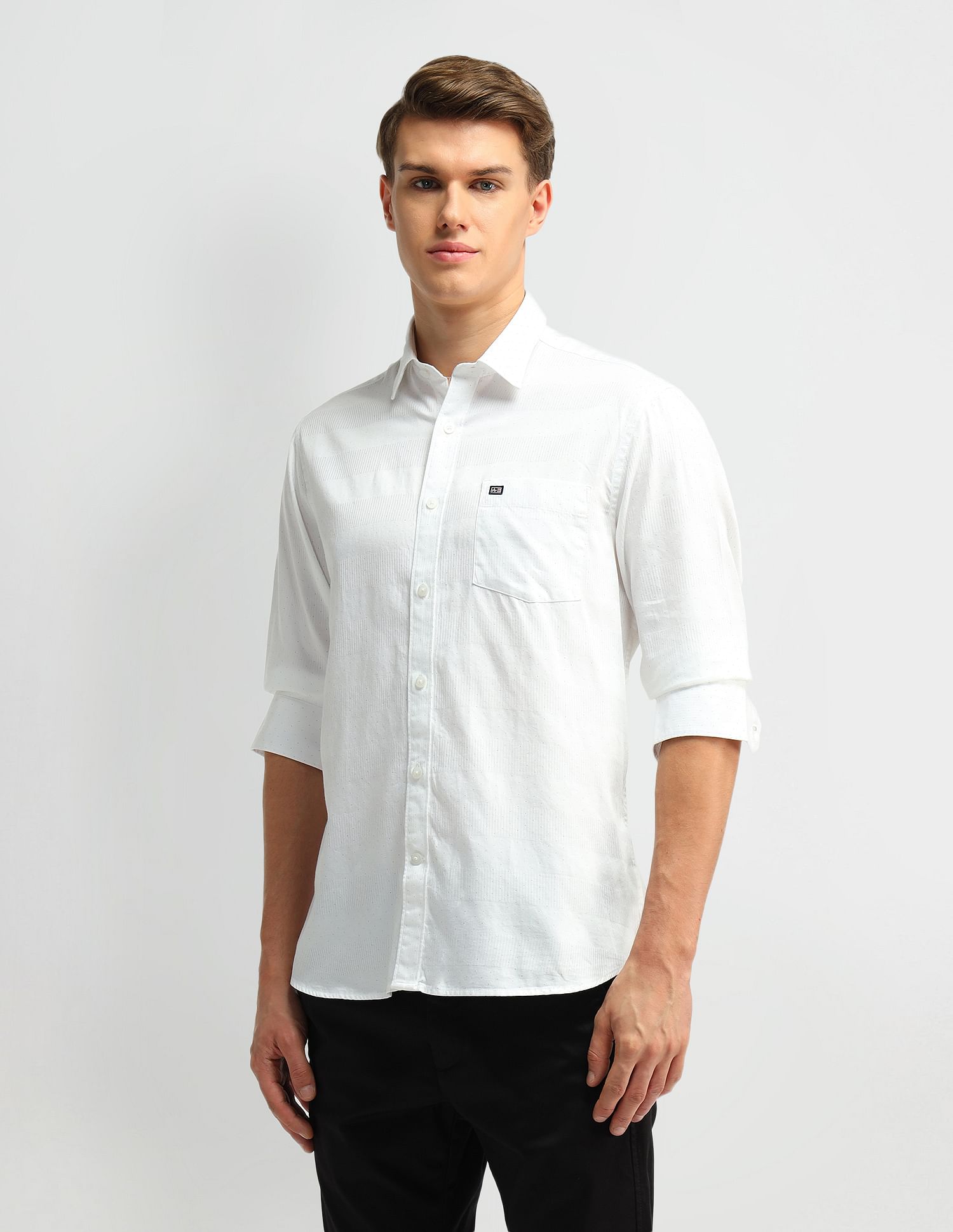 Arrow Sport Tailored Fit Cotton Shirt