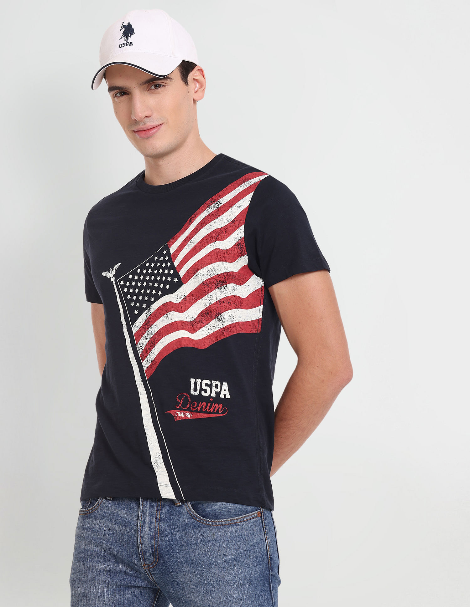 U.S. Polo Assn. Denim Co. Iconic Graphic Print T-Shirt