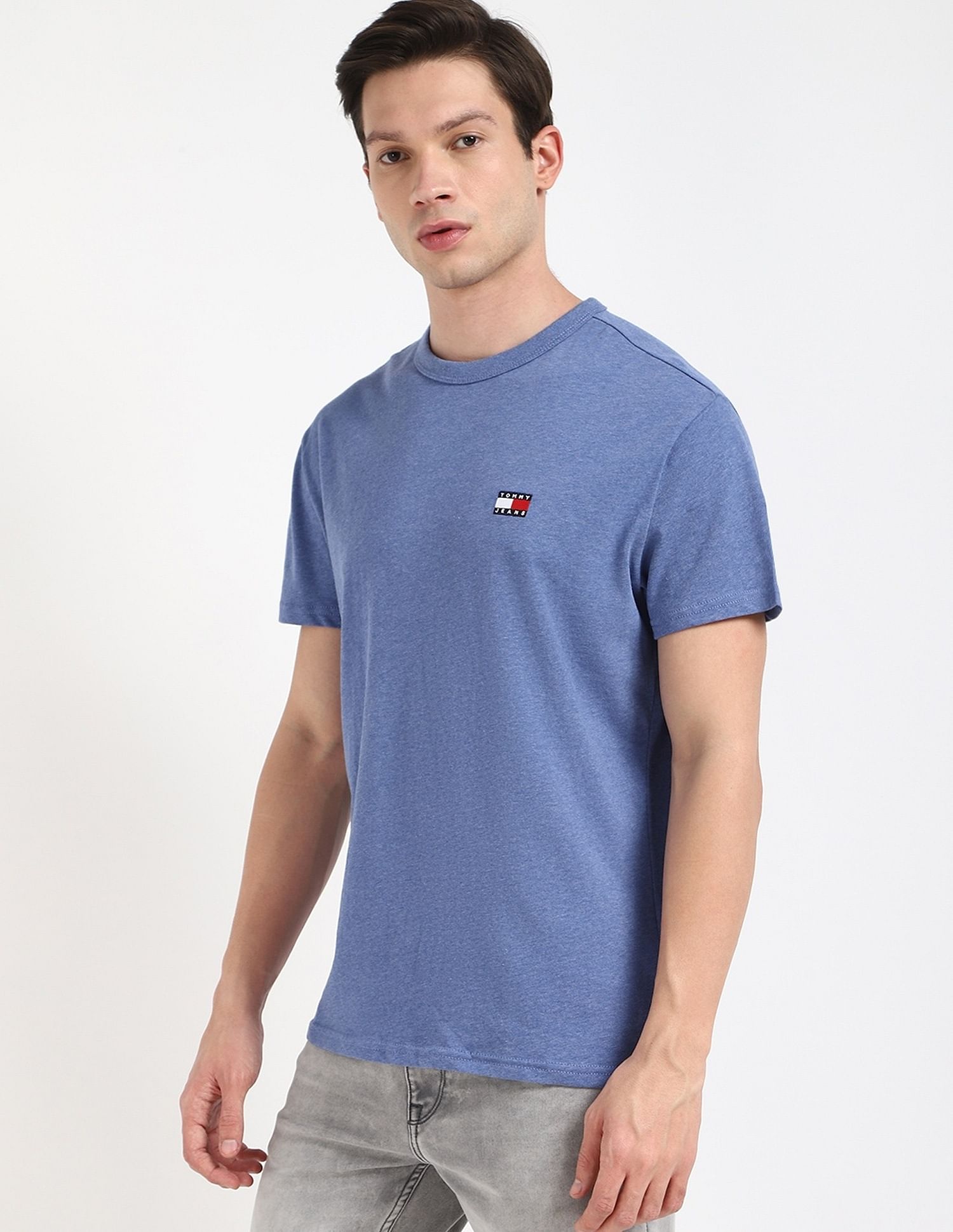 Tommy Hilfiger Logo Solid Regular-Fit Cotton T-Shirt