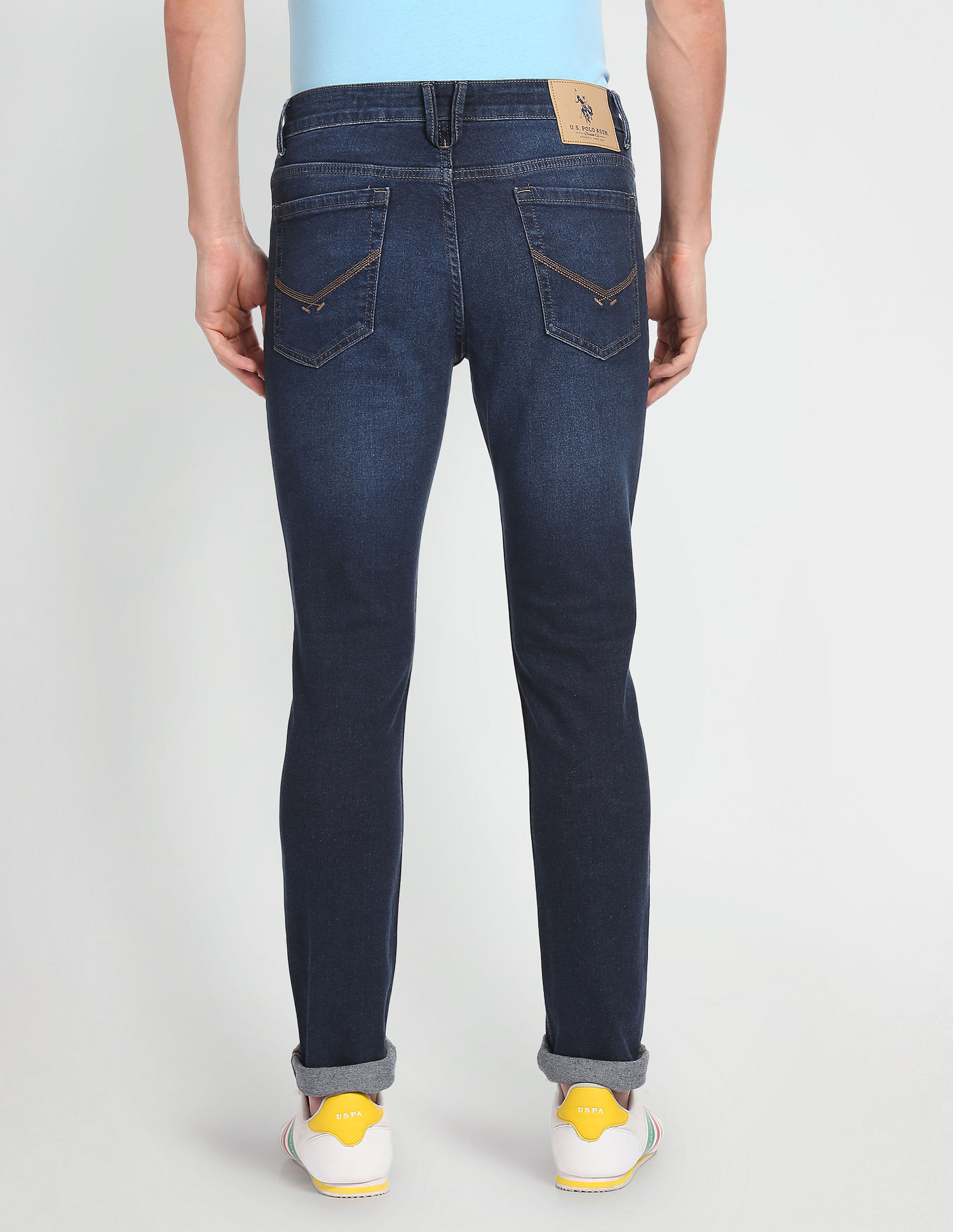 U.S. Polo Assn. Denim Co. Slim Tapered Fit Blue Jeans