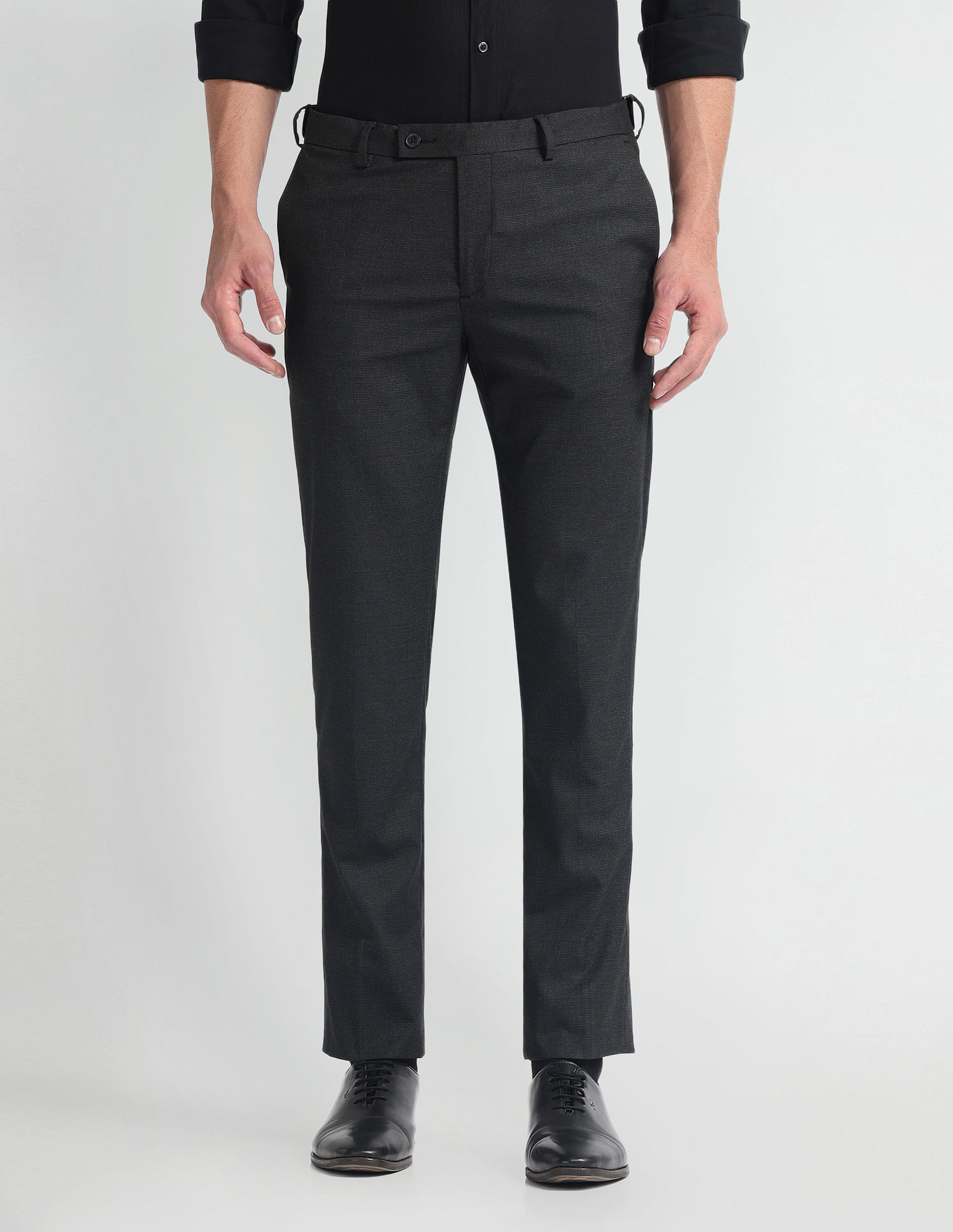 Arrow Tailored Fit Dobby Trousers