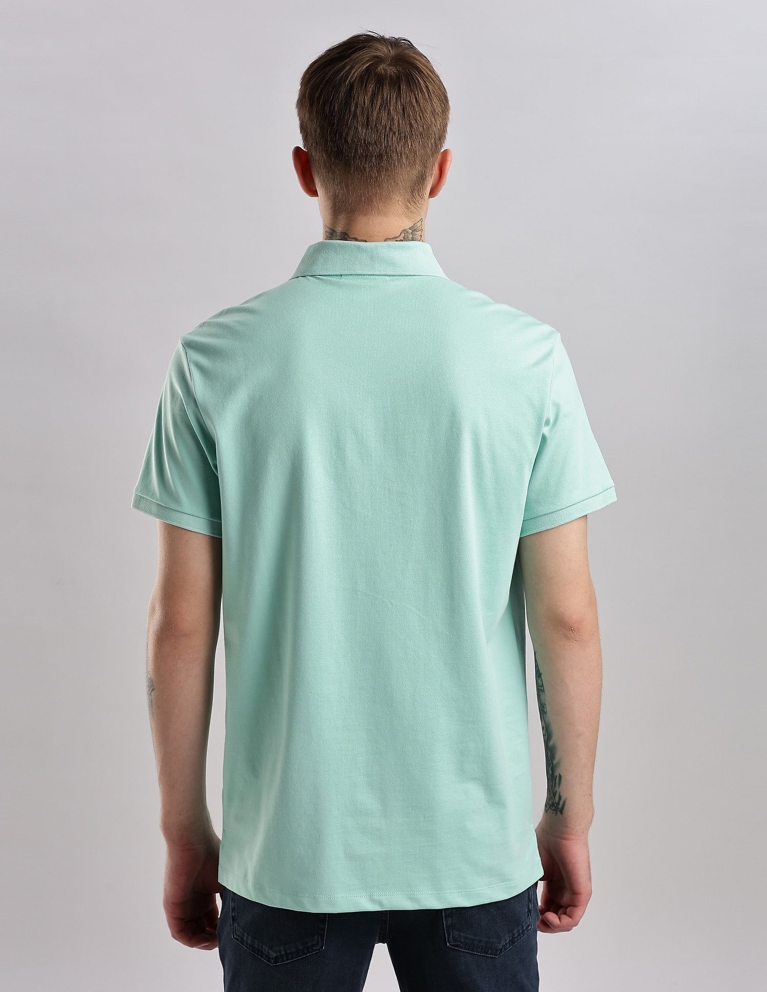 Calvin Klein Jeans Solid Regular Fit Cotton Polo Shirt