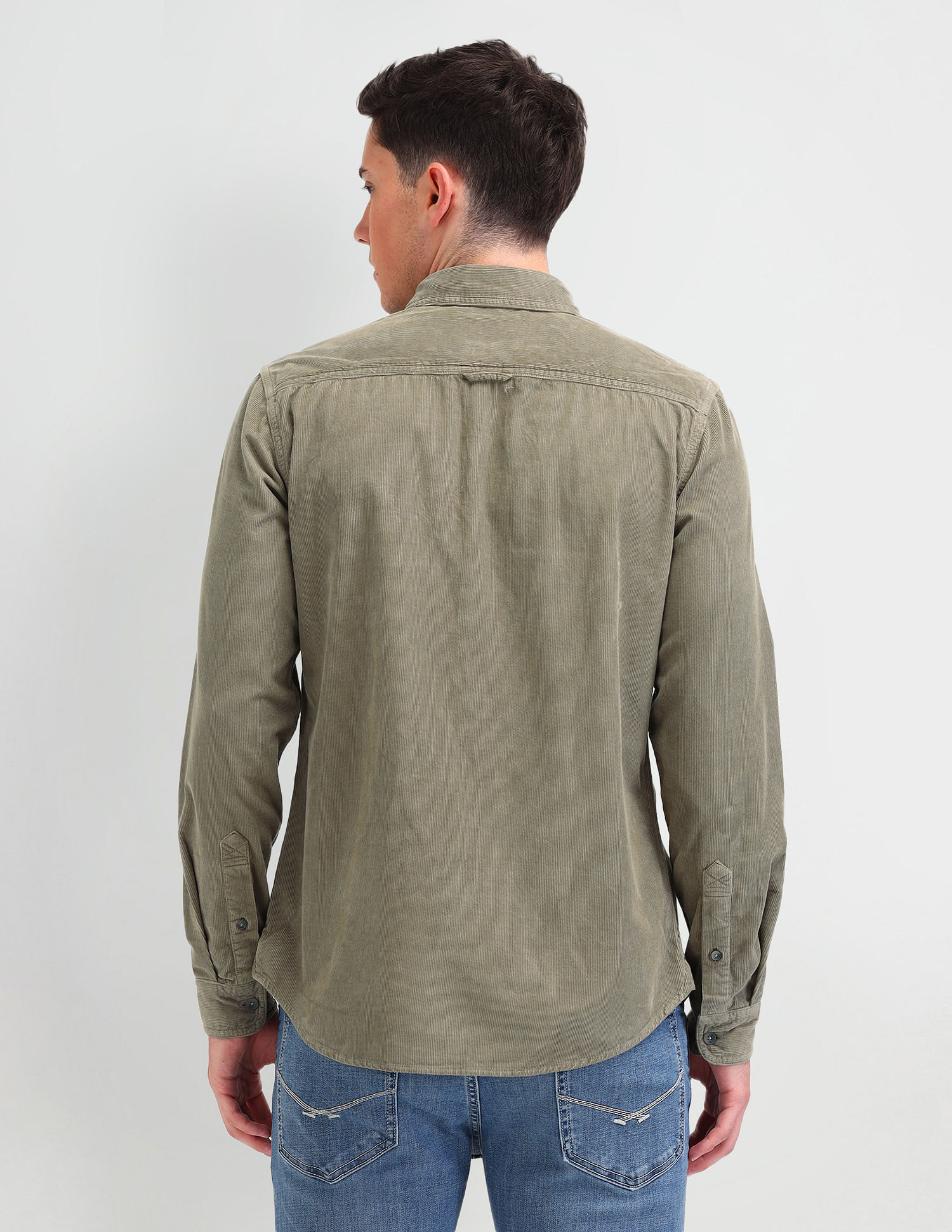 U.S. Polo Assn. Denim Co. Textured Slim Fit Shirt