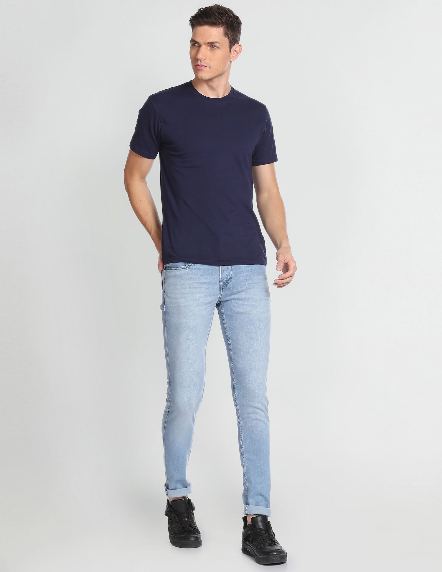 Flying Machine Jackson Skinny Fit Stone Wash Jeans